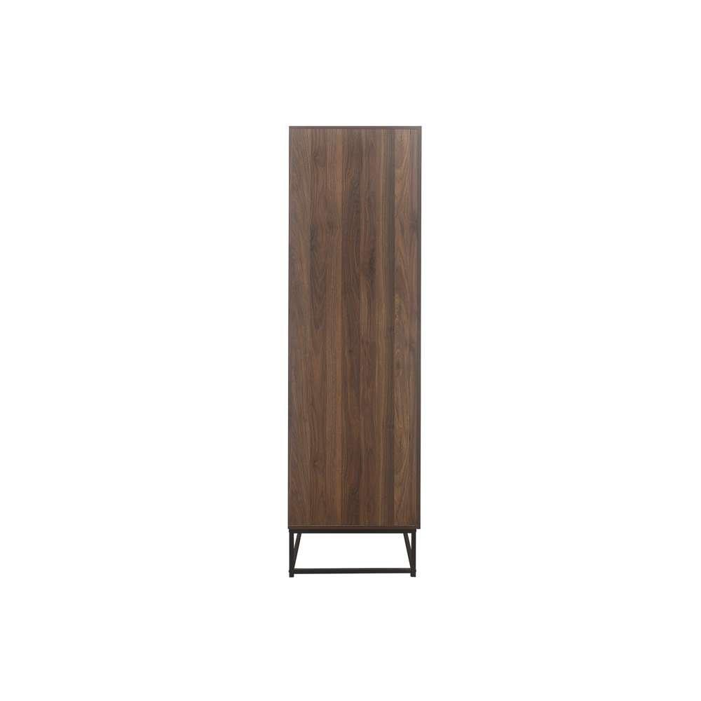 Walnut - Birlea - Houston 4 Door Wardrobe - 7