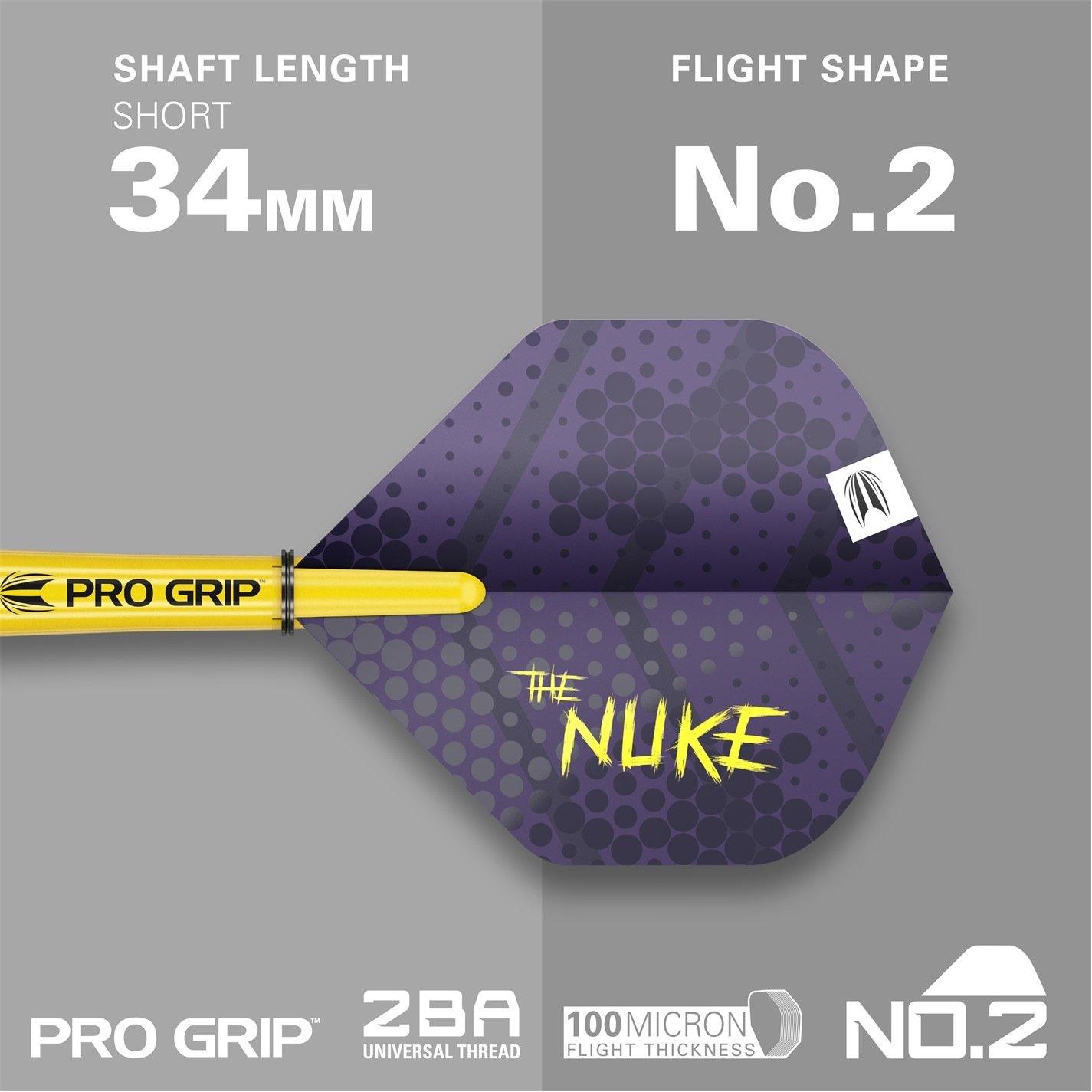 Morado/Amarillo - Target Darts - Luke Littler Loadout 23G Tungsten Darts - 3