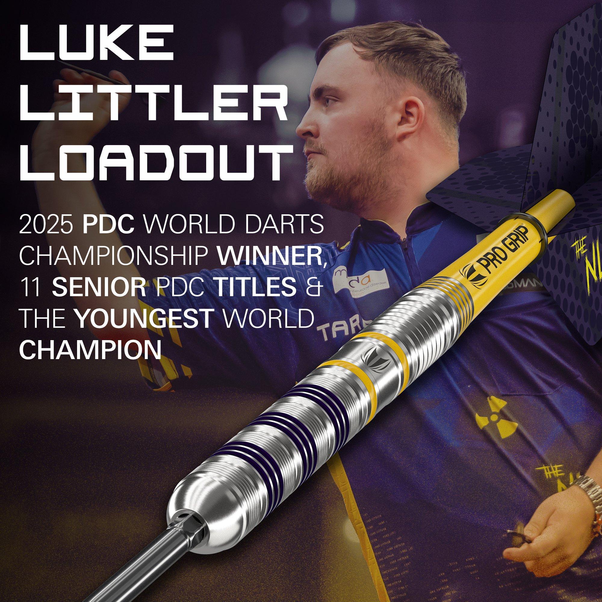 Morado/Amarillo - Target Darts - Luke Littler Loadout 23G Tungsten Darts - 6