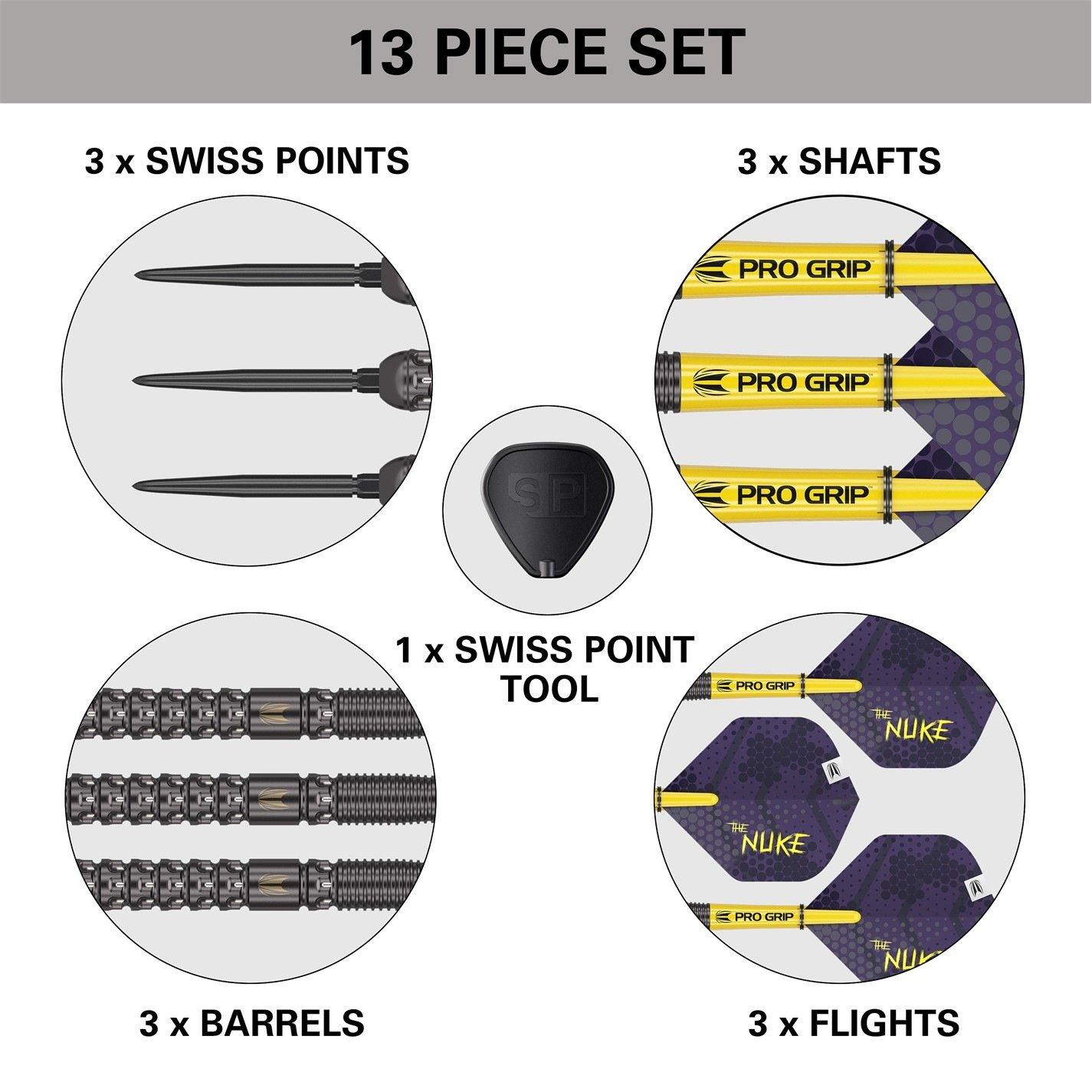 Purple/Yellow - Target Darts - Luke Littler G1 23G Tungsten Darts - 4