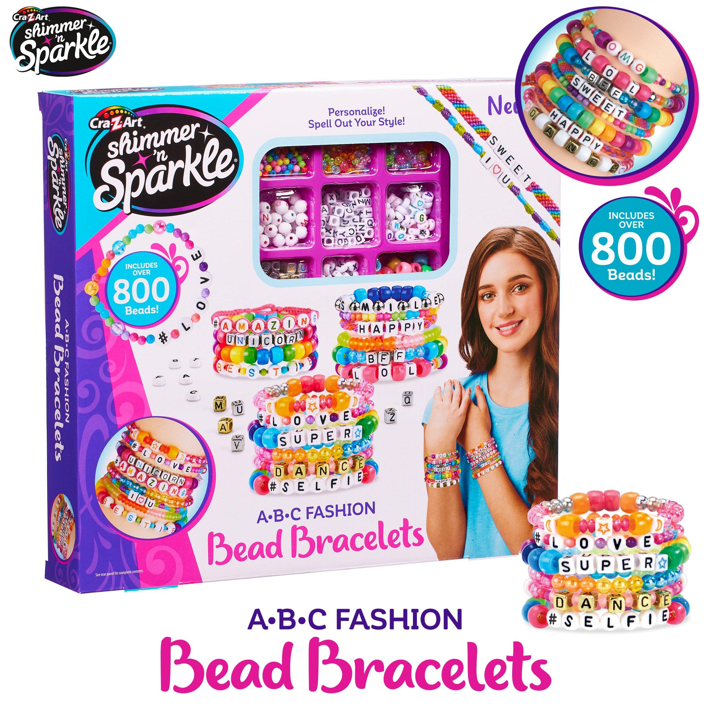 Roba - GAME - Shimmer N Sparkle ABC Fashion Bead Bracelets - 2