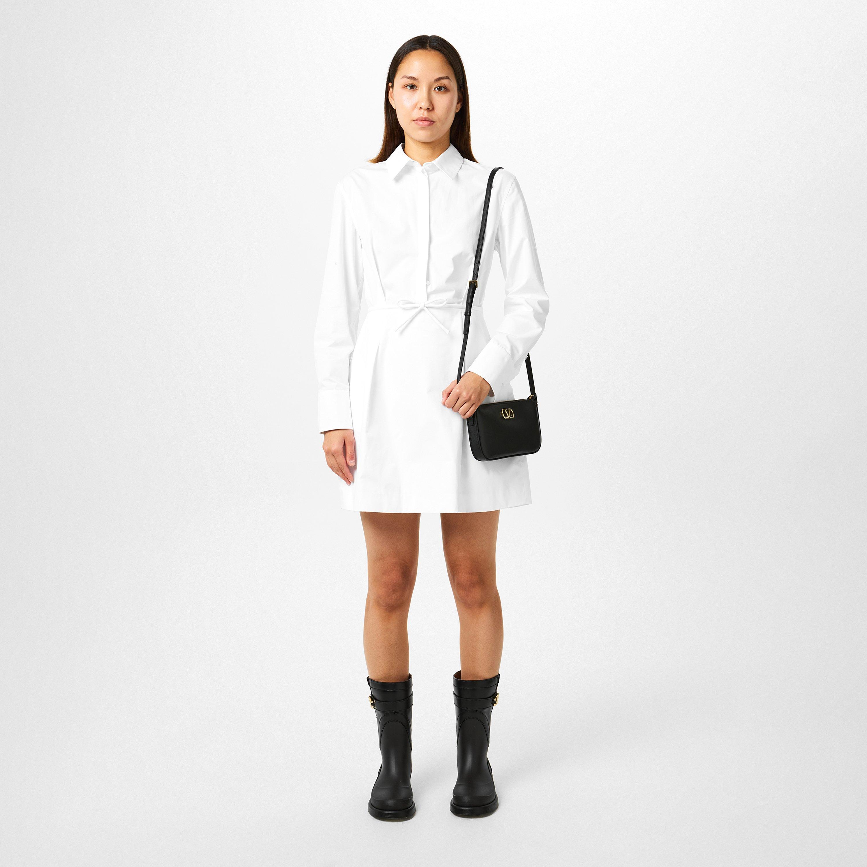 Nero - Valentino Garavani - Logo Crossbody Bag - 5