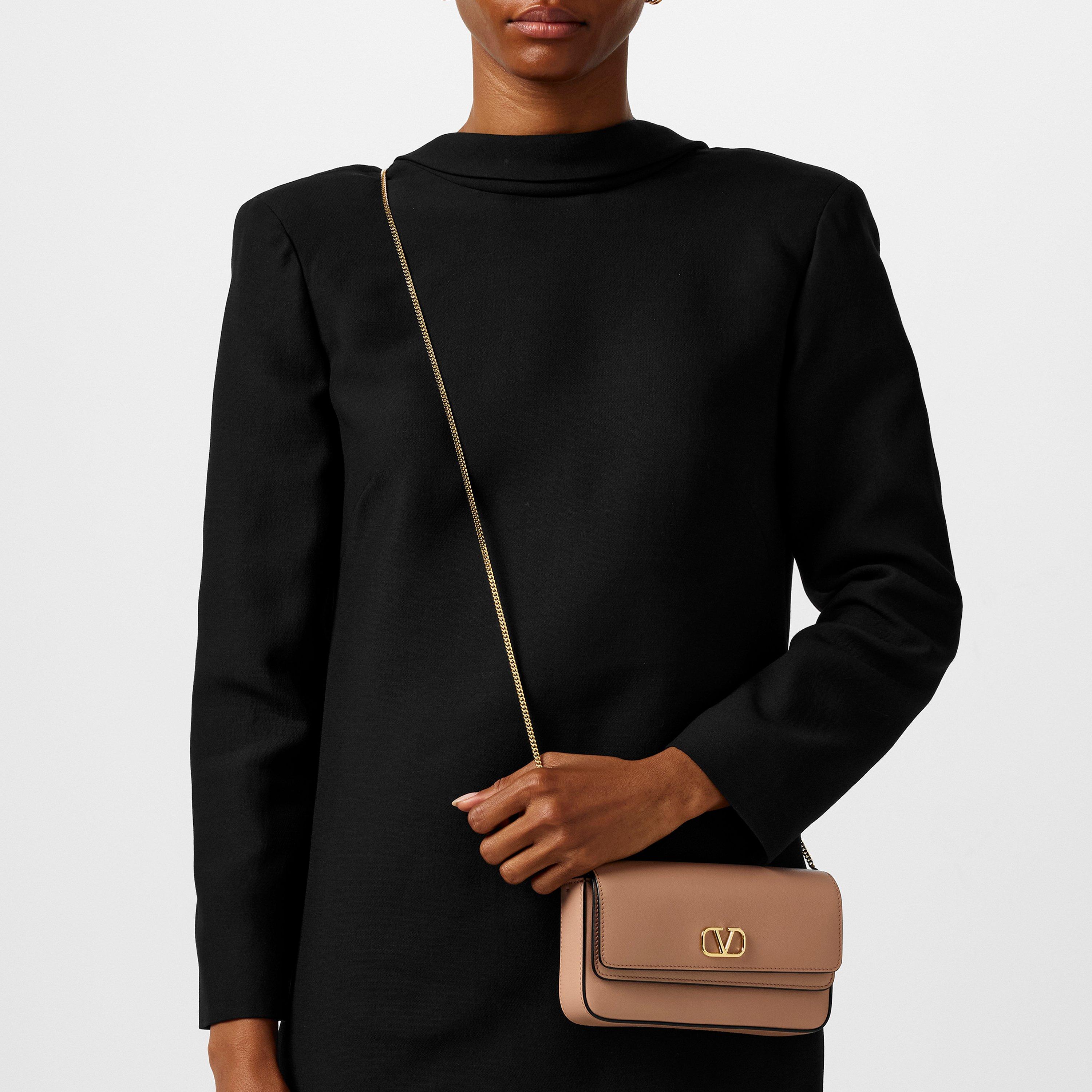 Rose Cannelle - Valentino Garavani - Vlogo Signature Crossbody Bag - 3