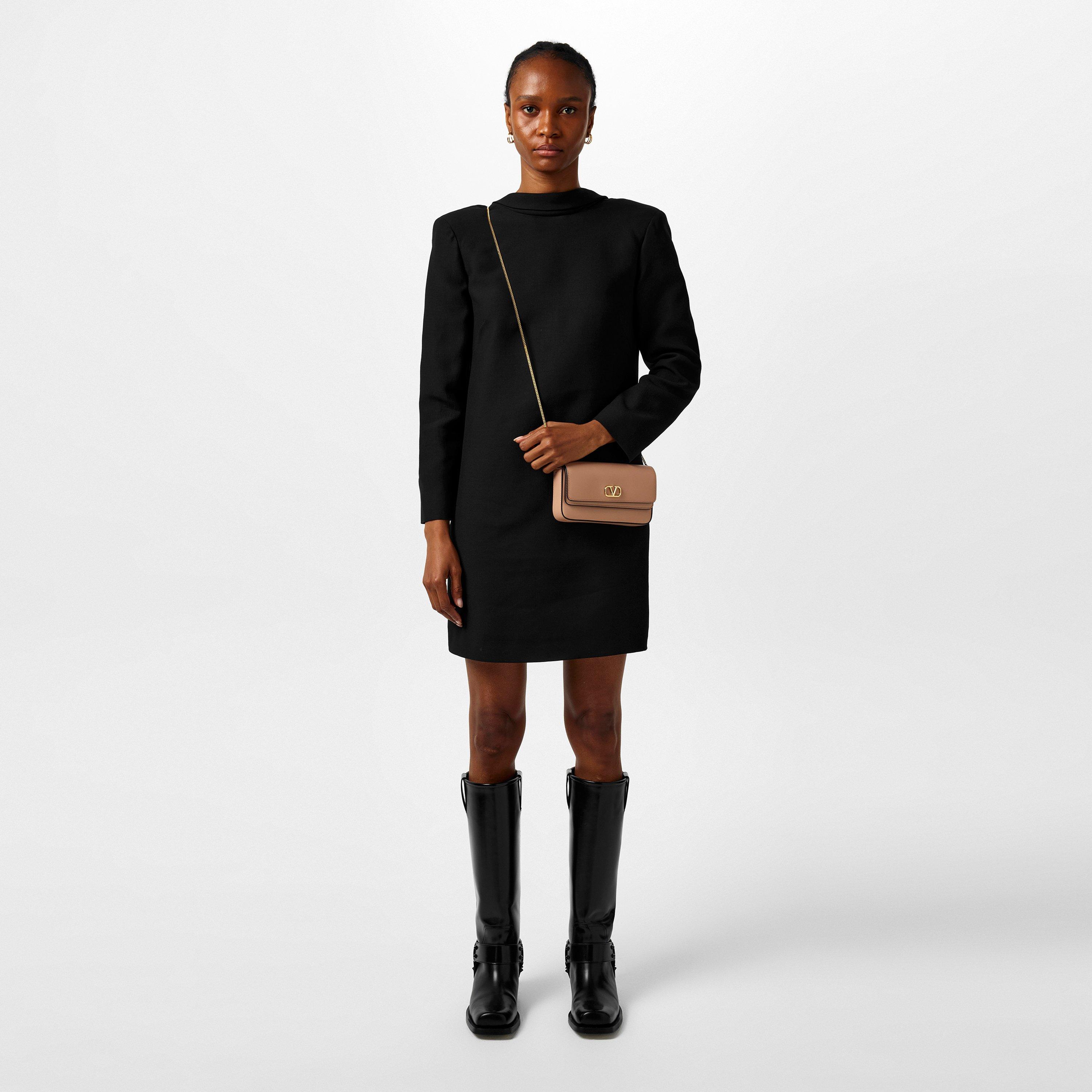 Rose Cannelle - Valentino Garavani - Vlogo Signature Crossbody Bag - 4