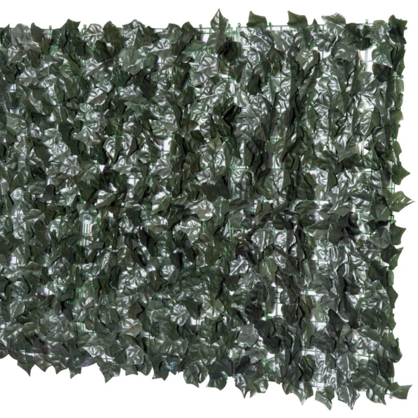 Green - Outsunny - Outsunny 1-Piece Artificial Leaf Hedge 2.4 * 1m - 7