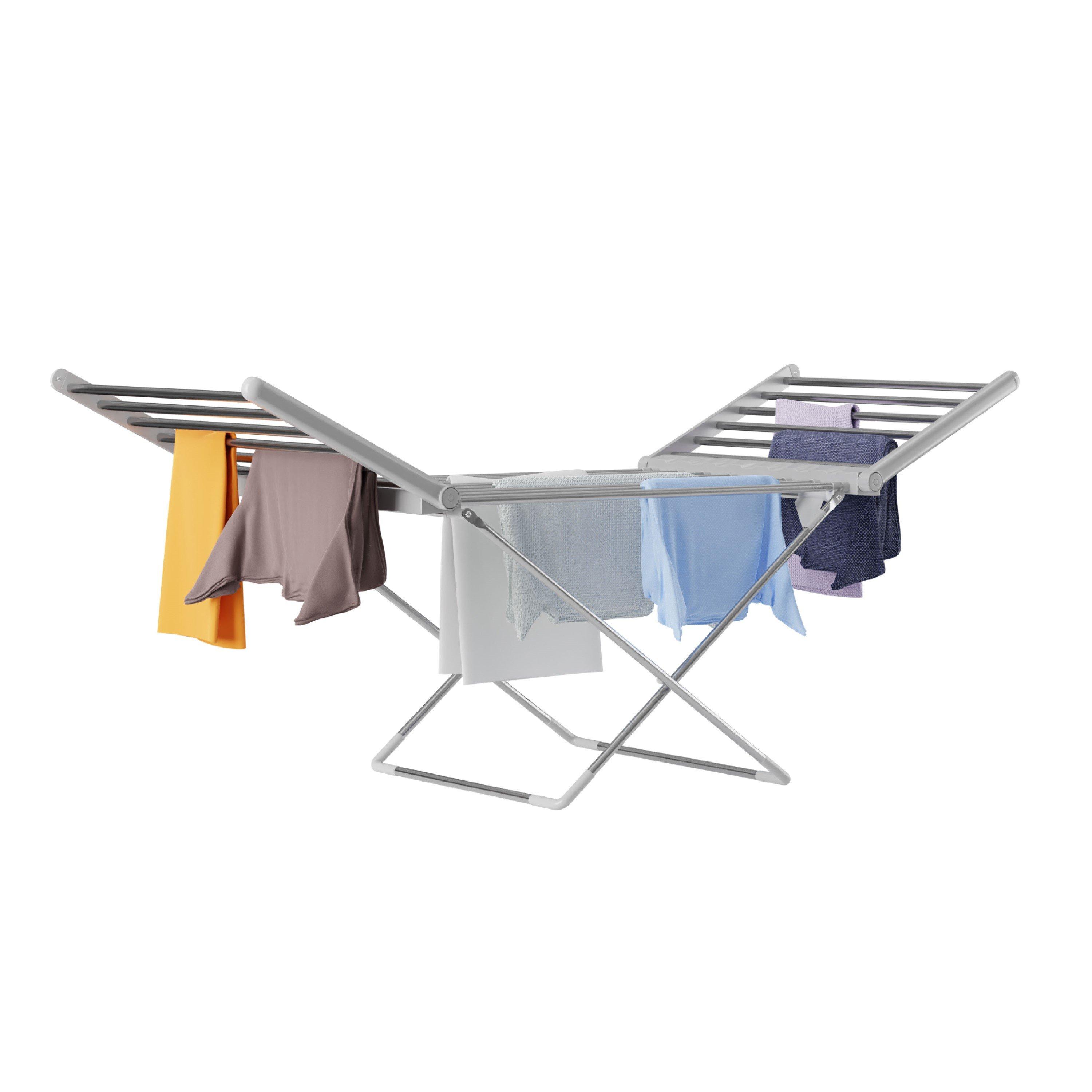 Silver - DMD Collective - Winged Electric Clothes Dryer - 1