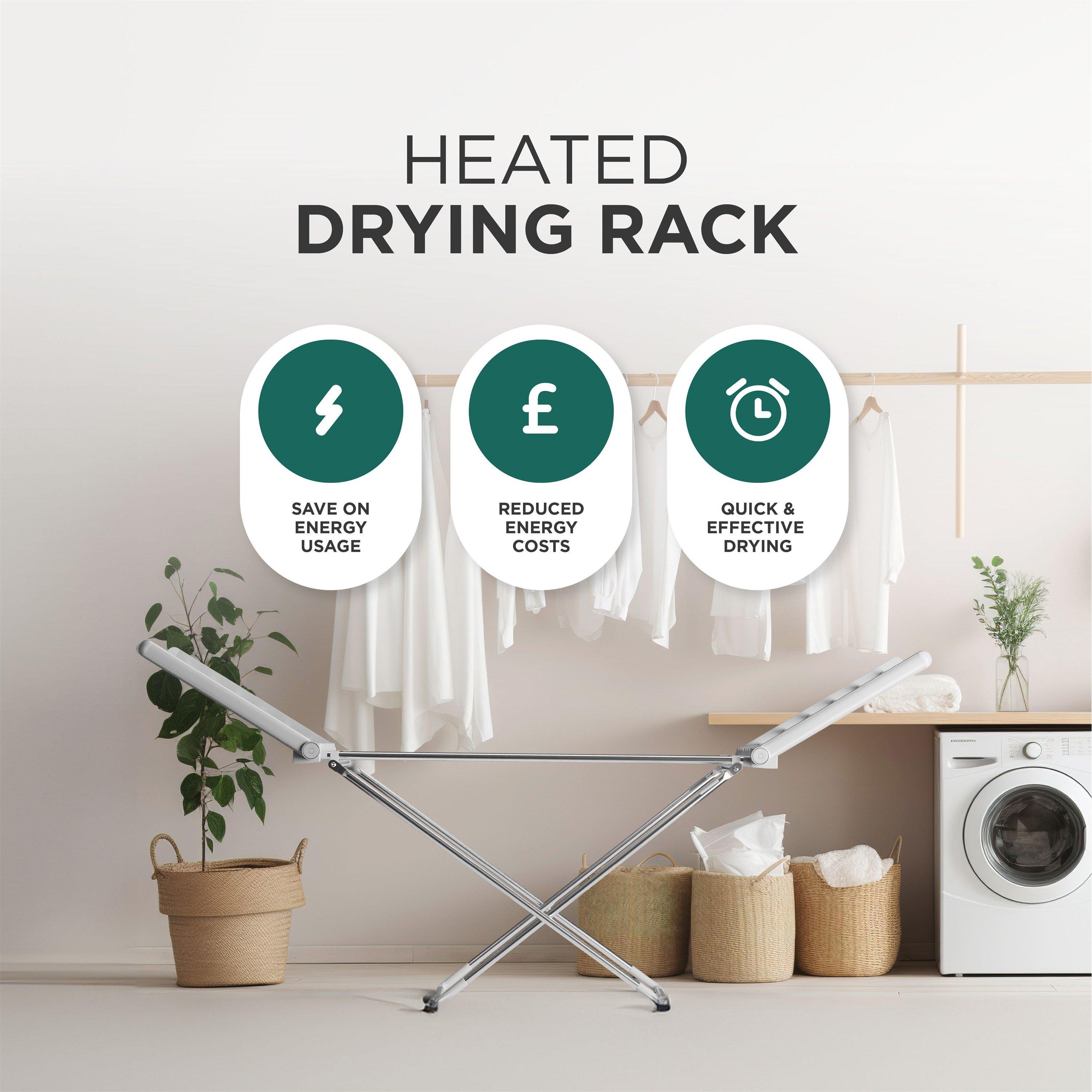 Silver - DMD Collective - Winged Electric Clothes Dryer - 3