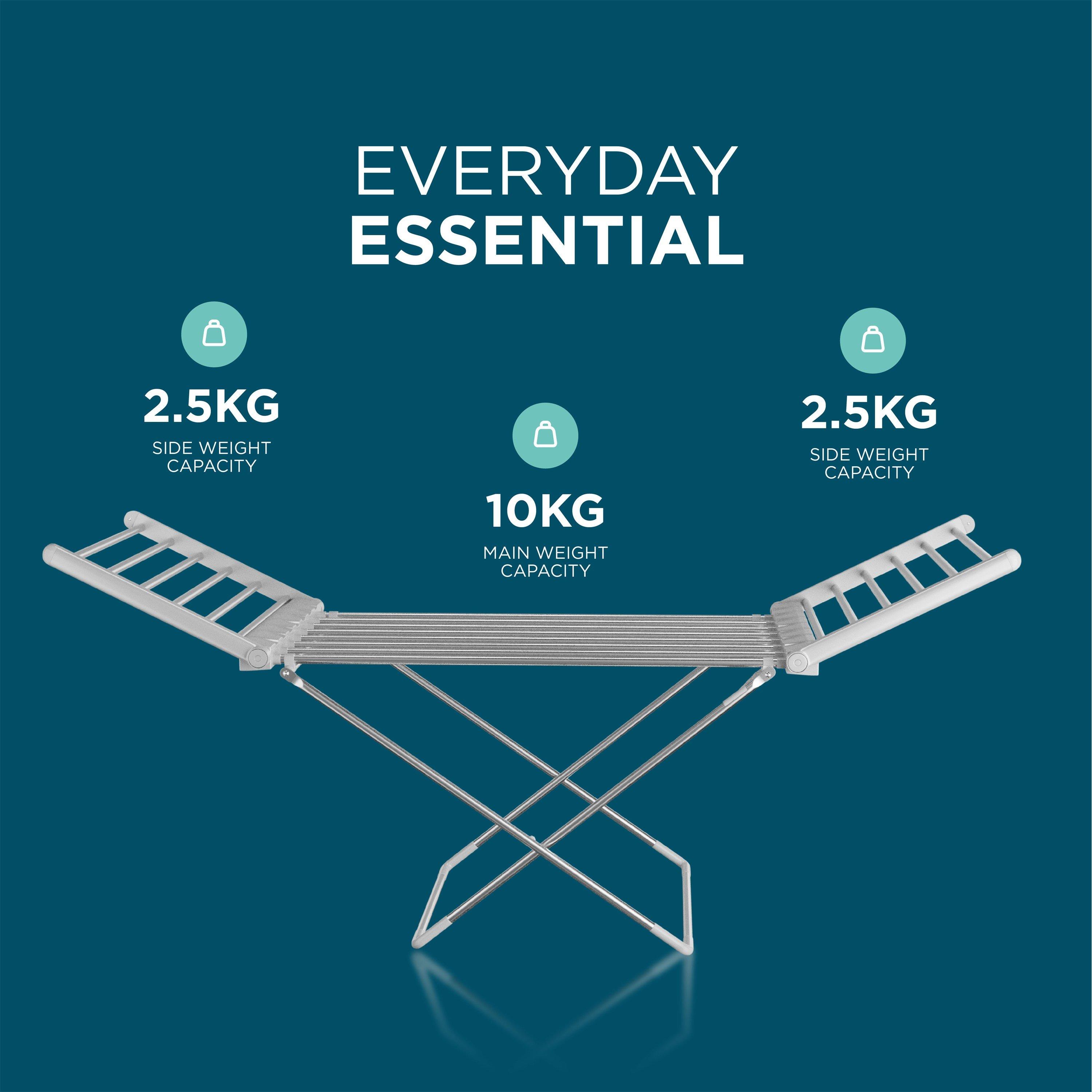 Silver - DMD Collective - Winged Electric Clothes Dryer - 6