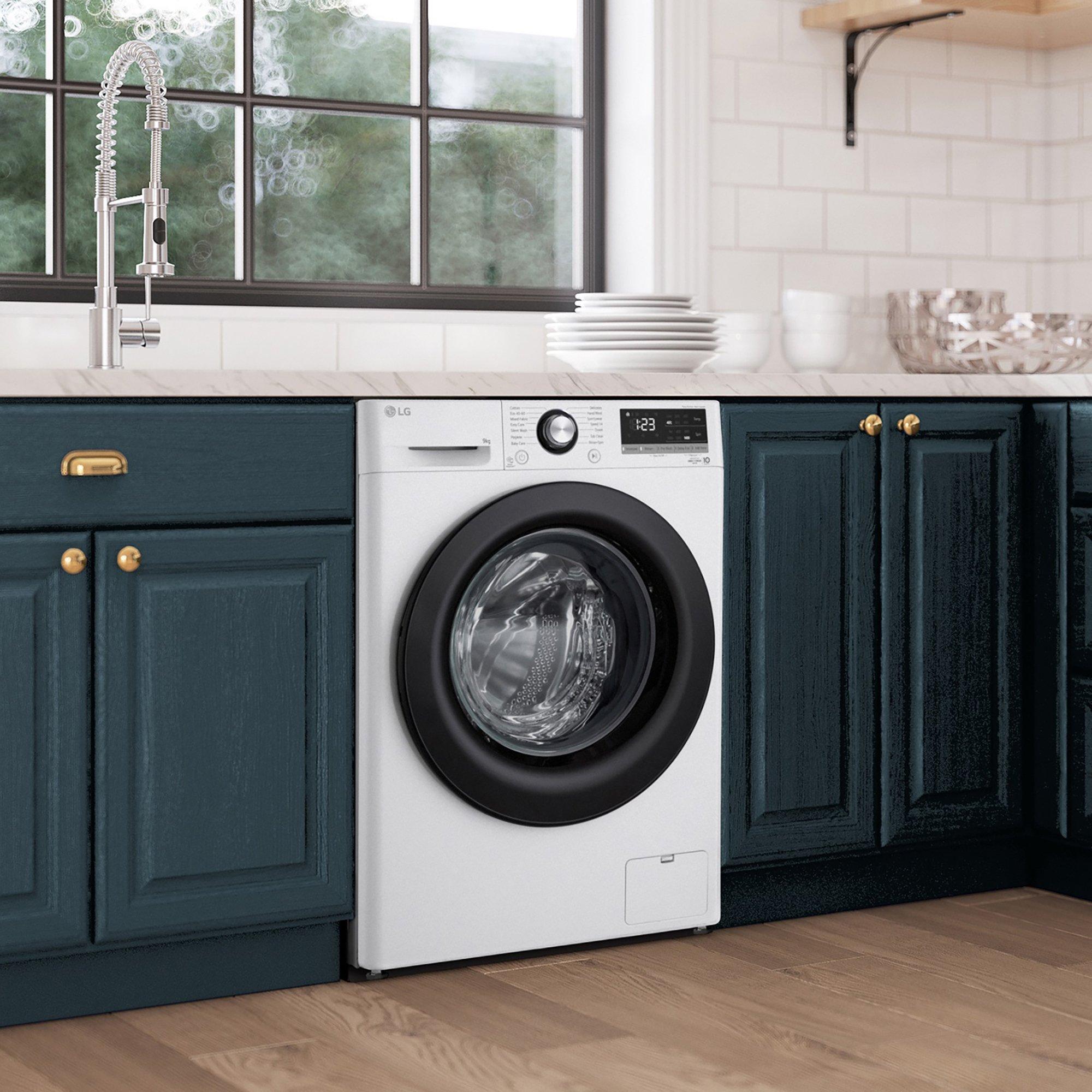 White - LG - TurboWash™ F4Y510WBLN1 10kg Washing Machine - 7