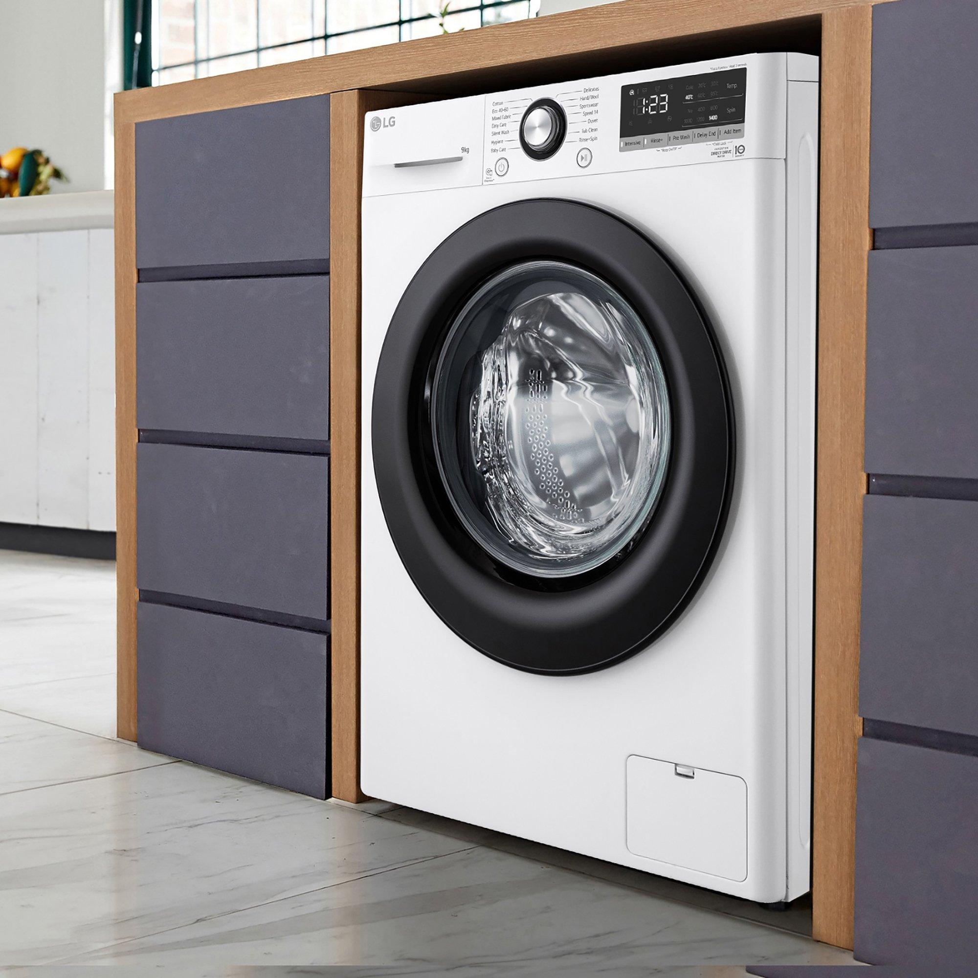 White - LG - TurboWash™ F4Y510WBLN1 10kg Washing Machine - 8