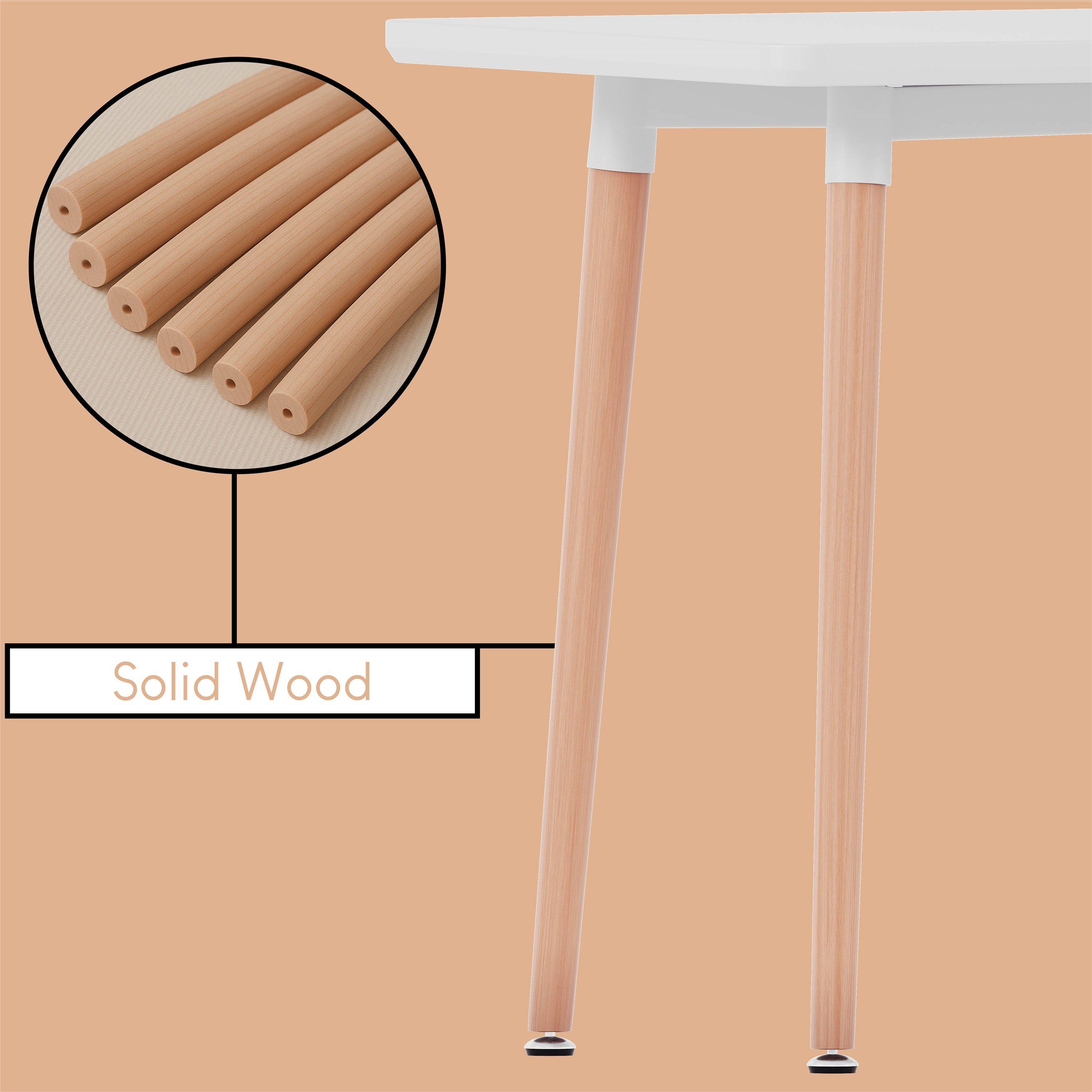 White - Lassic - Vida Designs Batley 2 Seater Square Dining Table - 6