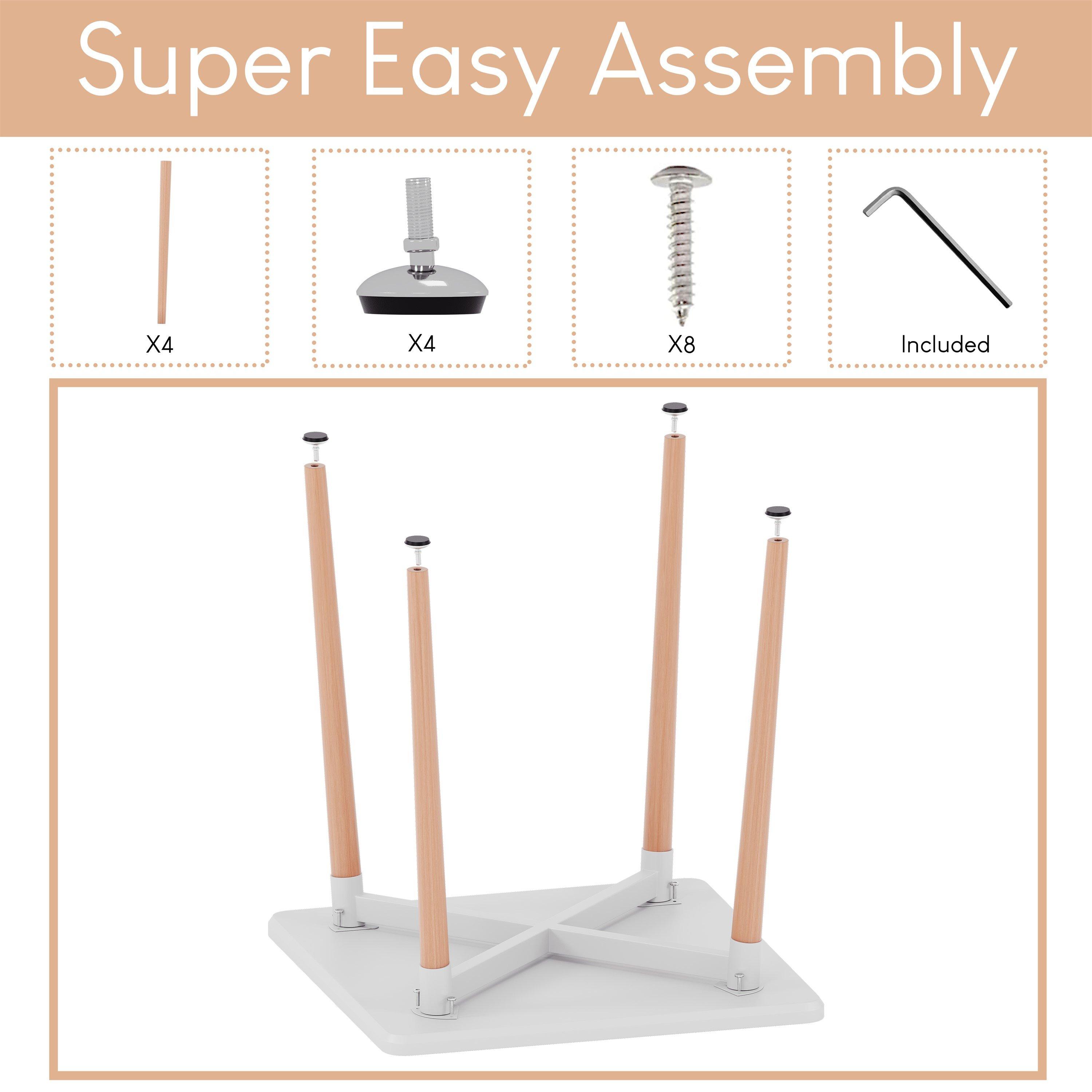 White - Lassic - Vida Designs Batley 2 Seater Square Dining Table - 7