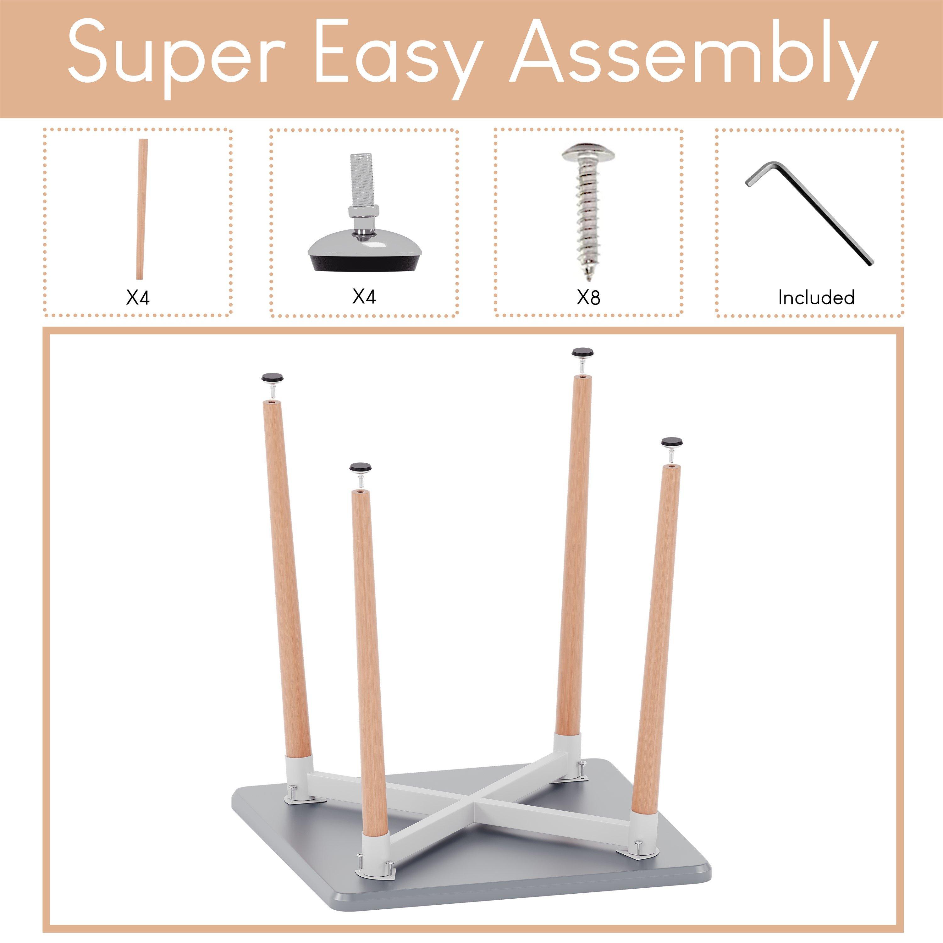 Grey - Lassic - Vida Designs Batley 2 Seater Square Dining Table - 7