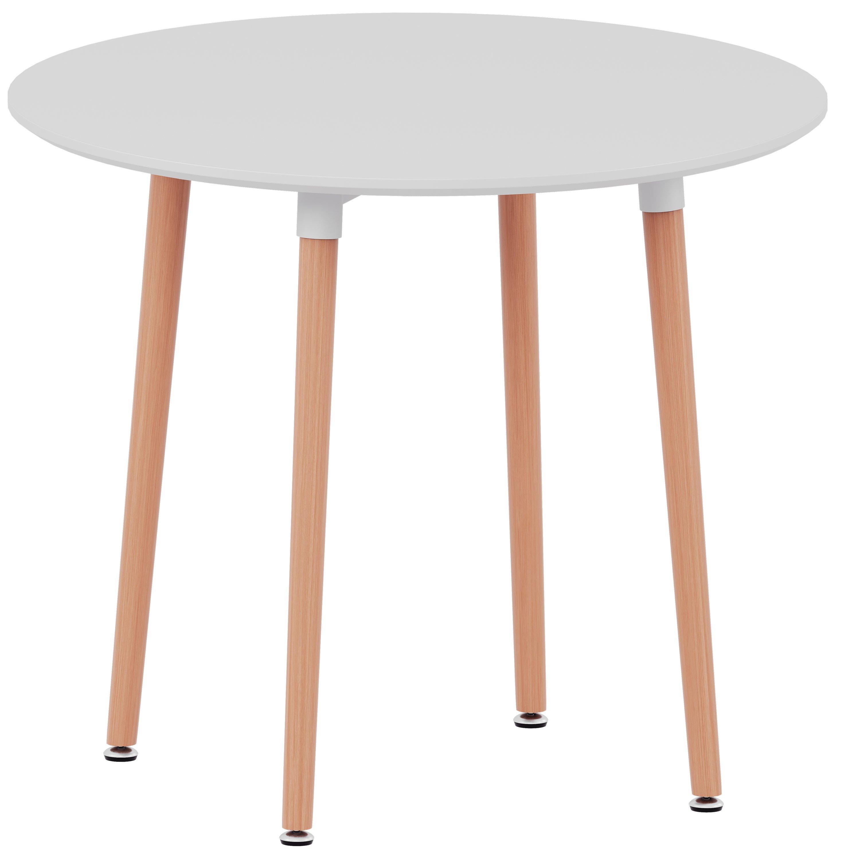 White - Lassic - Vida Designs Batley 4 Seater Round Dining Table - 8