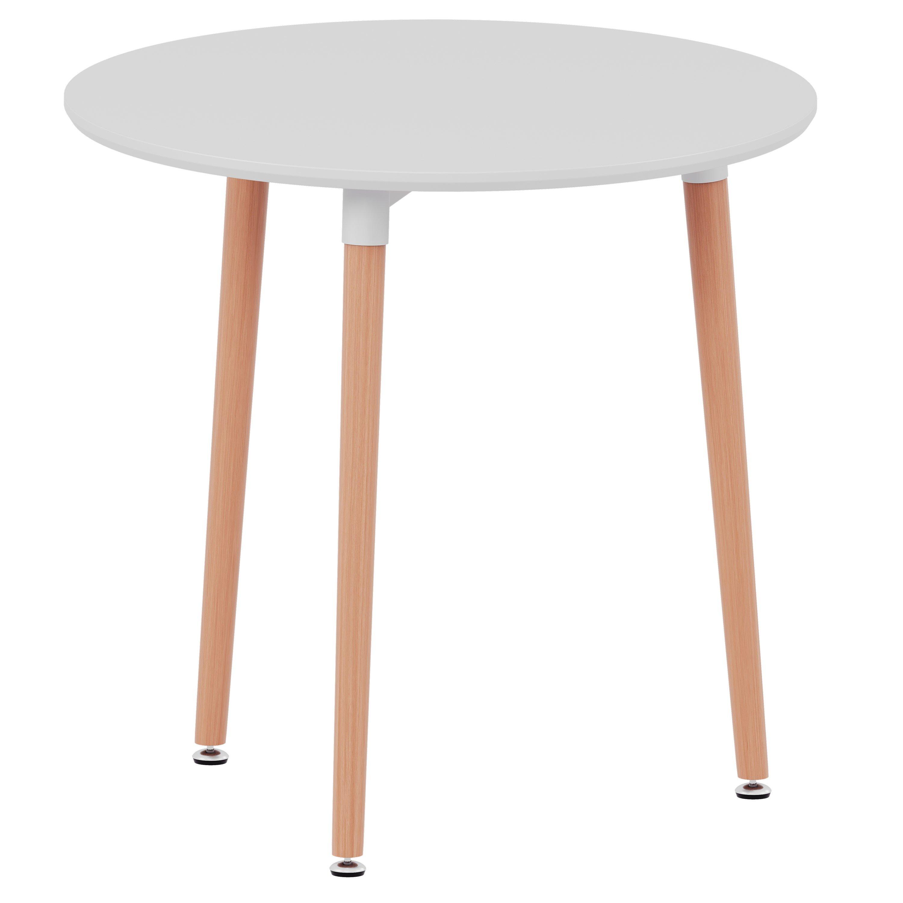 White - Lassic - Vida Designs Batley 3 Seater Round Dining Table - 8
