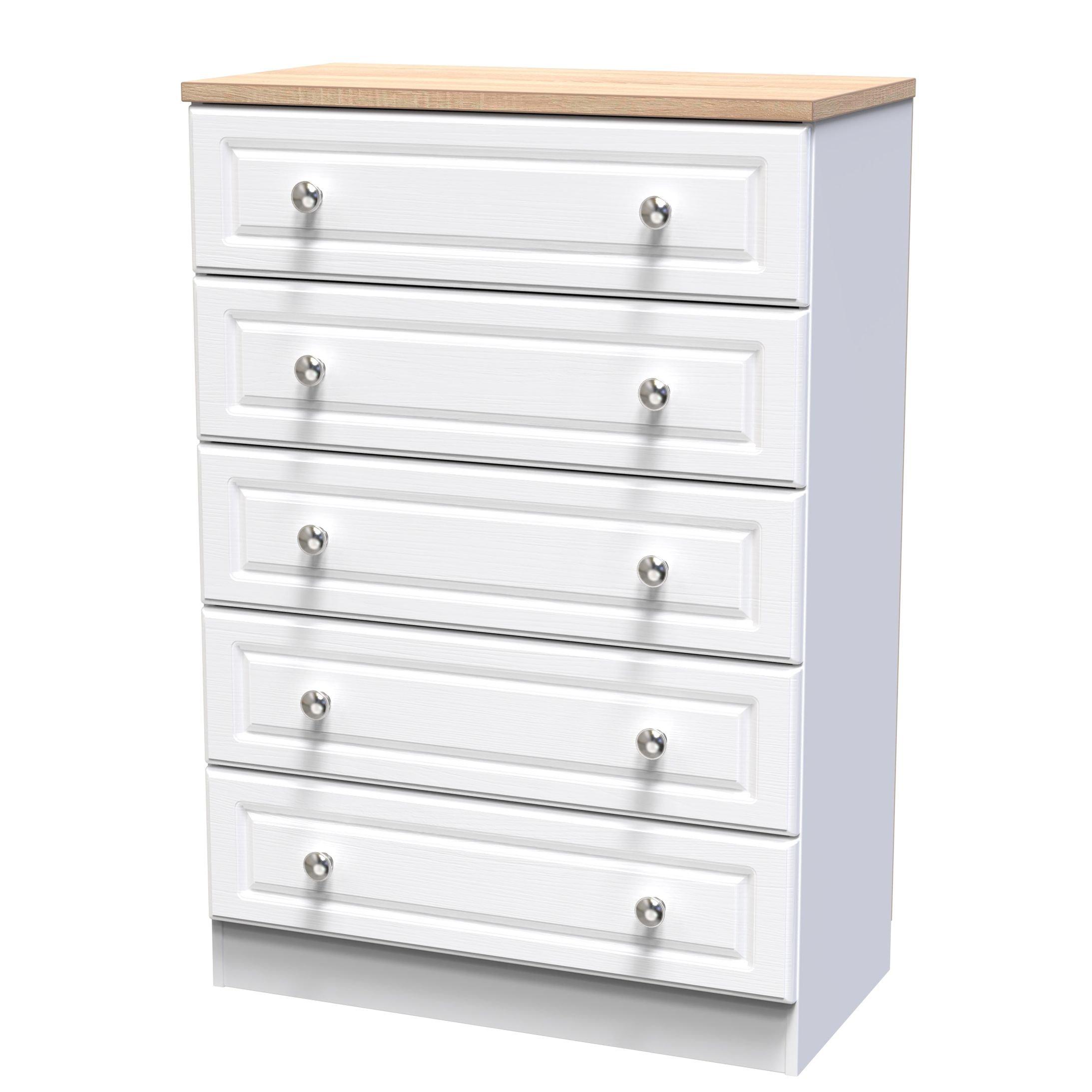 White Ash & Bar - Welcome Furniture - Norfolk 4 pce Set (060 012 001 001) - Ready Ass - 4