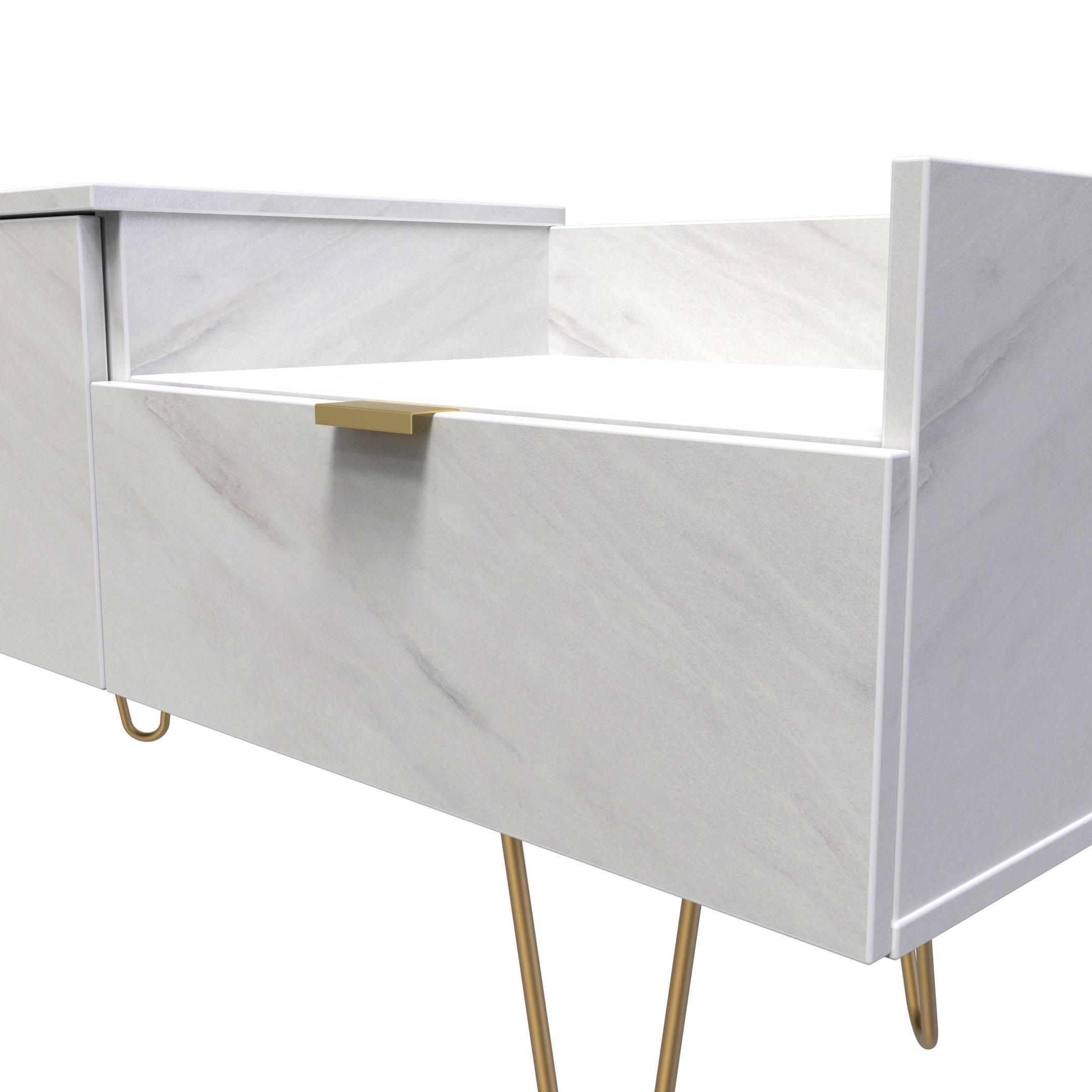 Marble - Welcome Furniture - Hong Kong TV Console Unit - Ready Assembled - 4