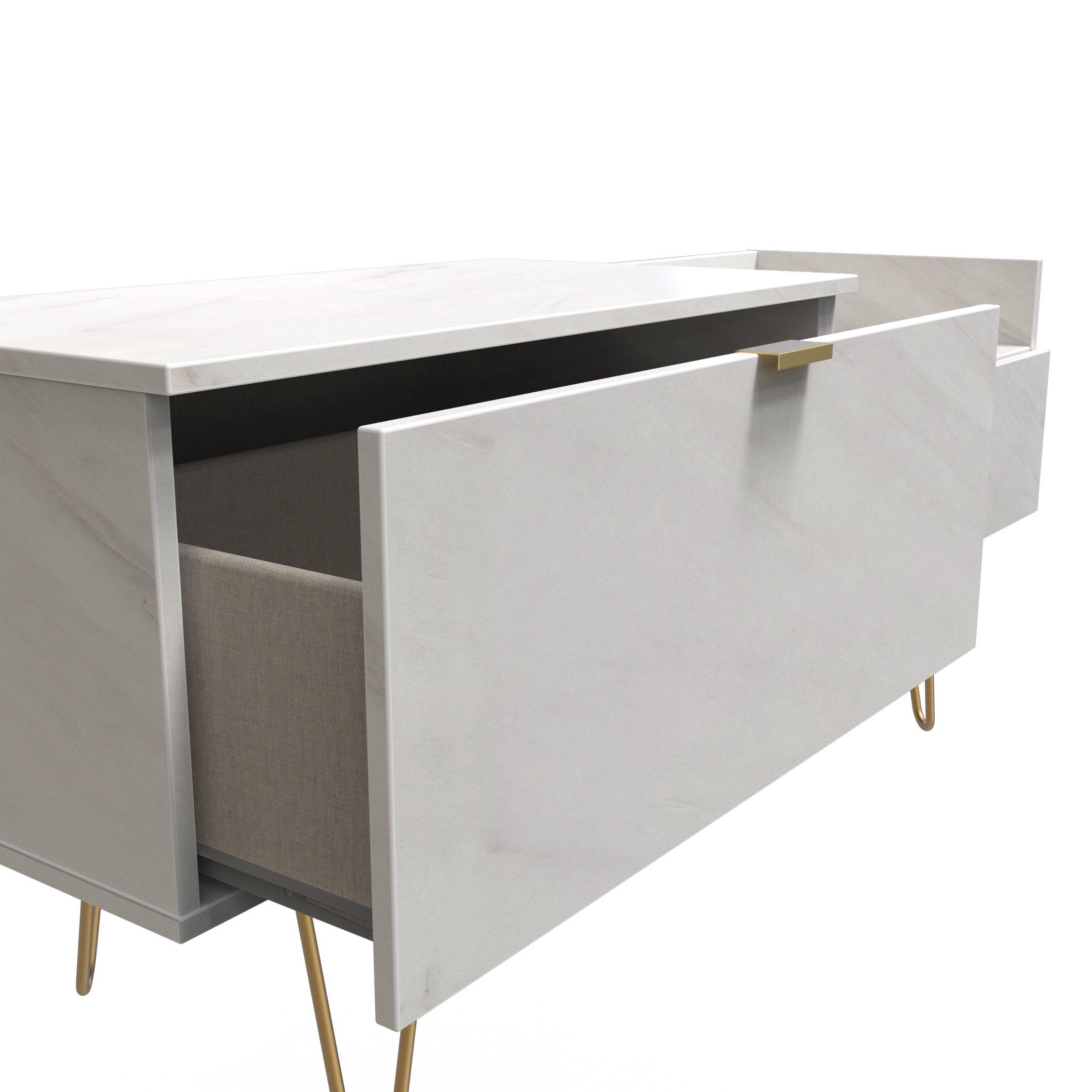 Marble - Welcome Furniture - Hong Kong TV Console Unit - Ready Assembled - 5