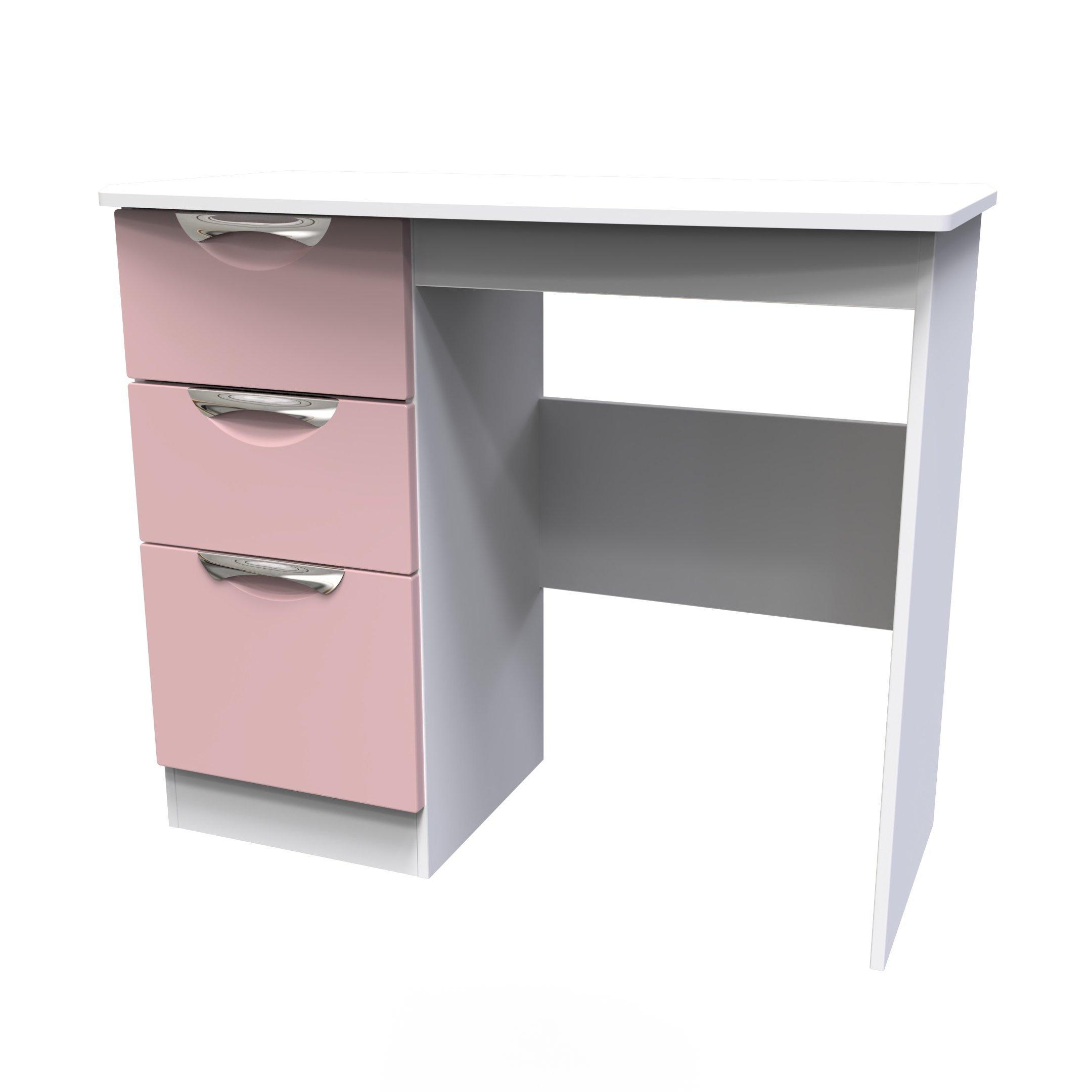 Kobe Pink & Whi - Welcome Furniture - Camden Vanity - Ready Assembled - 3