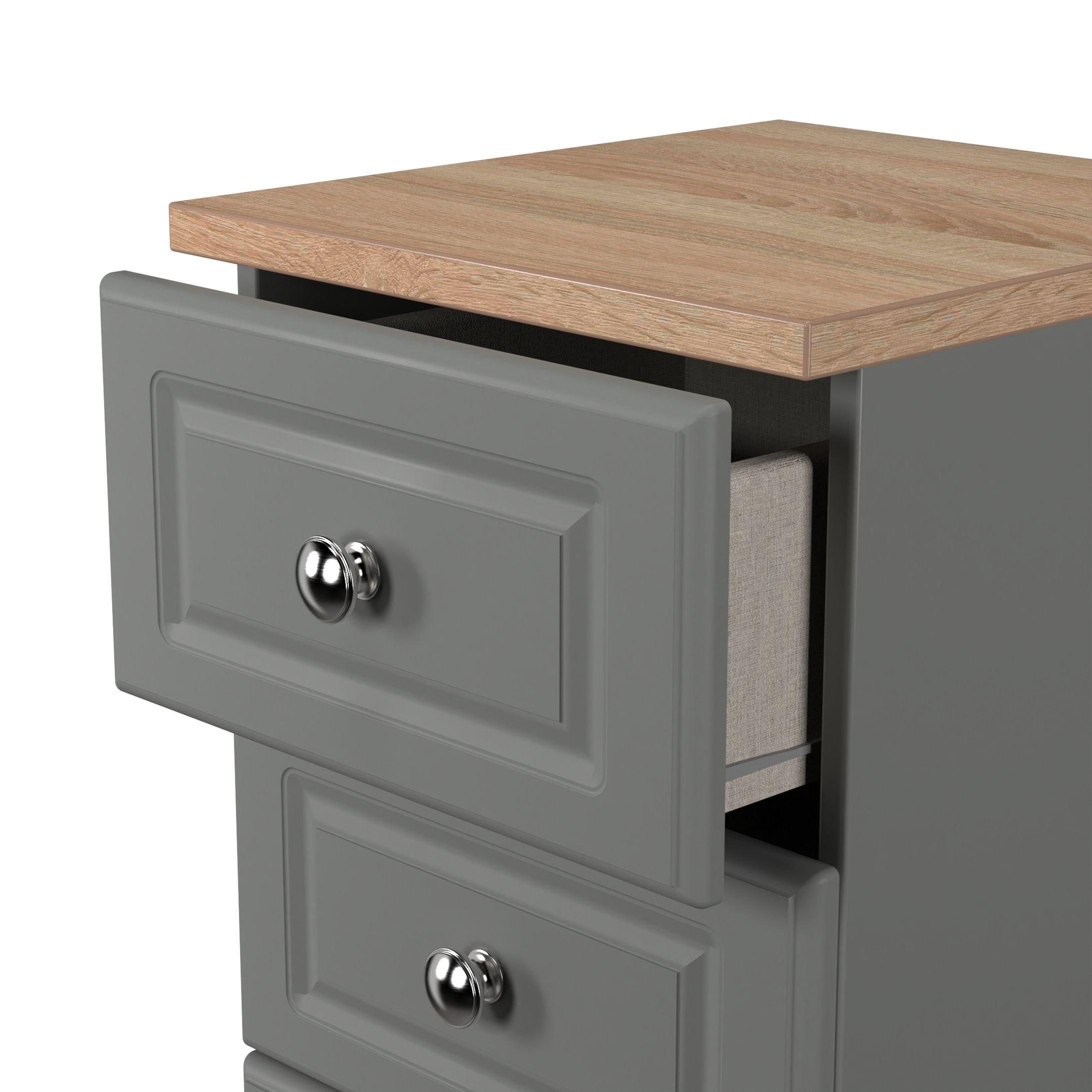 Dusk Grey & Bar - Welcome Furniture - Norfolk 4 pce Set (060 012 001 001) - Ready Ass - 2