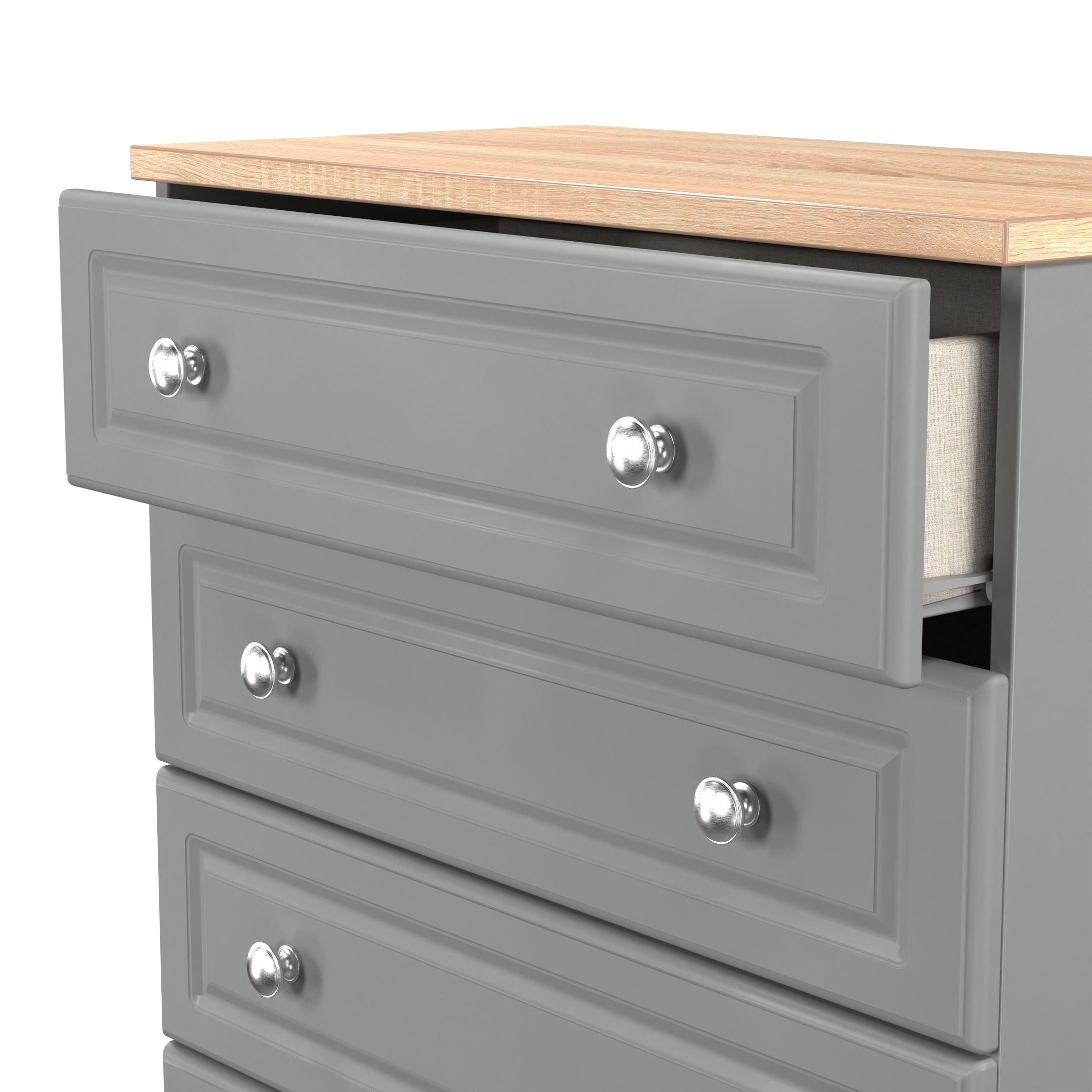 Dusk Grey & Bar - Welcome Furniture - Norfolk 4 pce Set (060 012 001 001) - Ready Ass - 5