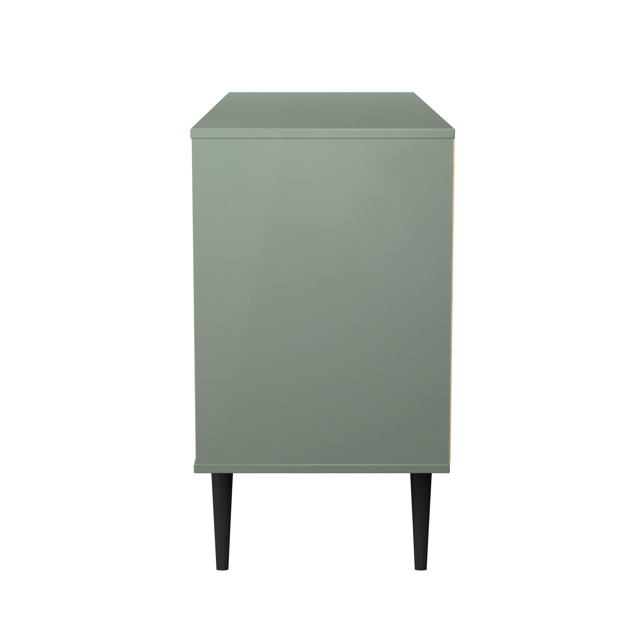 Slatted Oak & R - Welcome Furniture - Fiji 6 Drawer Chest - Ready Assembled - 3