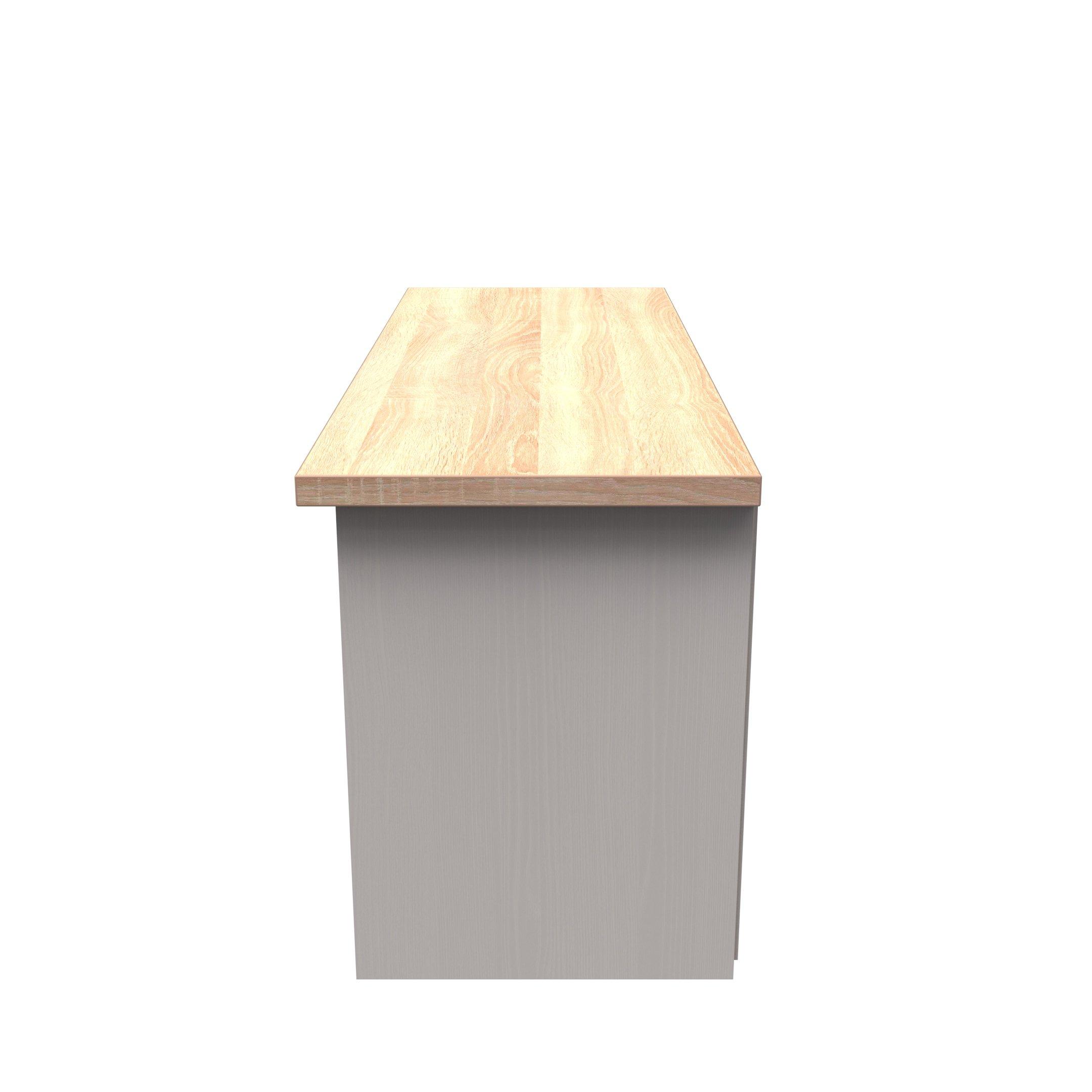 Kashmir Ash & B - Welcome Furniture - Vienna 1 Drawer TV & Media Unit - Ready Assembled - 2