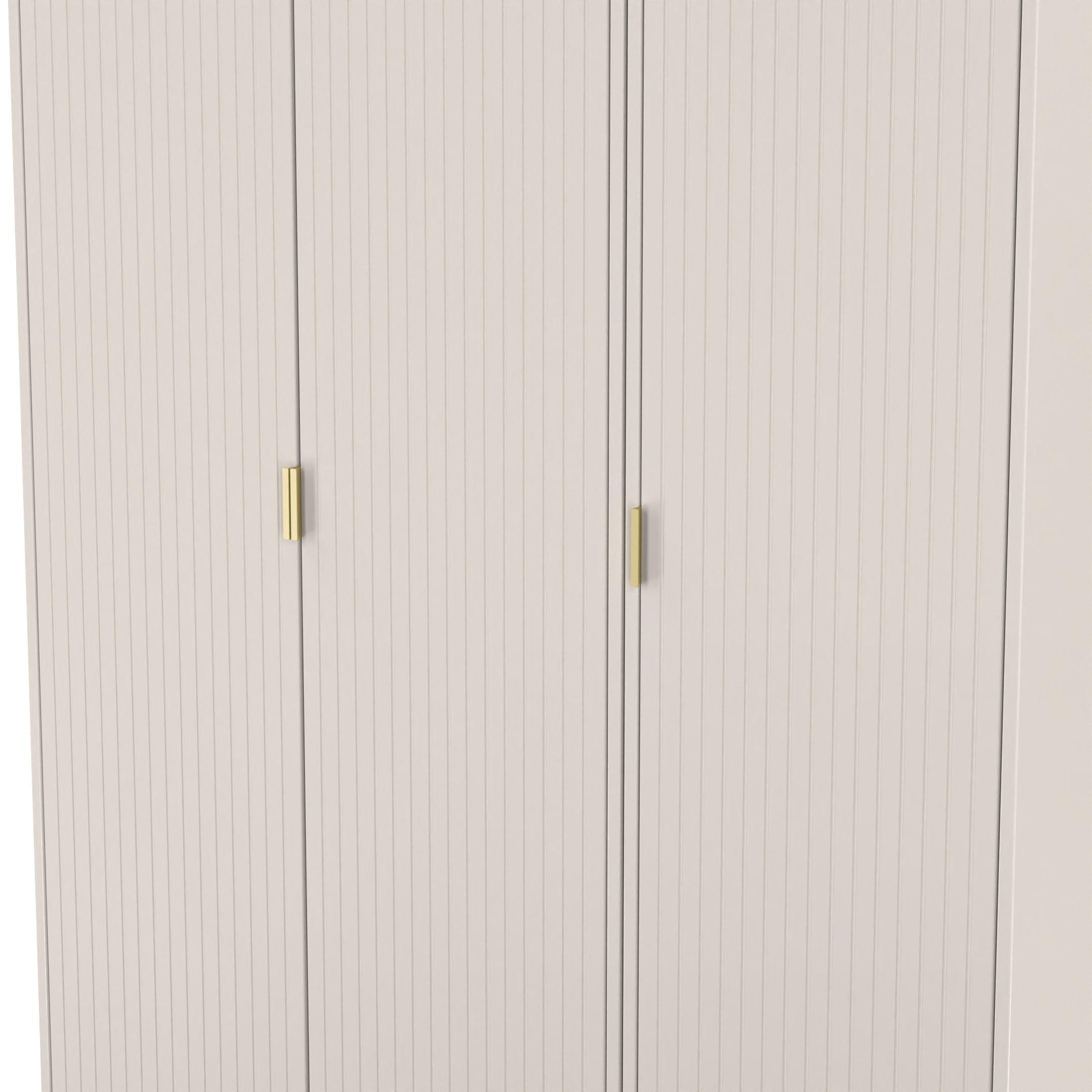 Kashmir Matt - Welcome Furniture - Linear 3 Door Wardrobe - Ready Assembled - 4