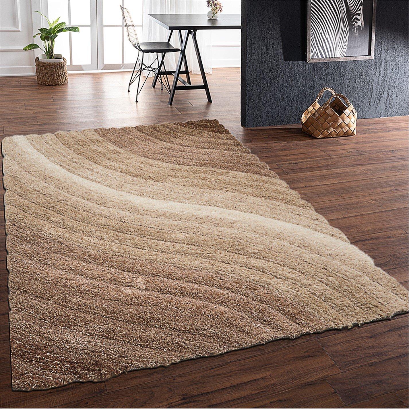 Mocha - Rugstyle - 3D SHAGGY LENA 160x230cm - 1
