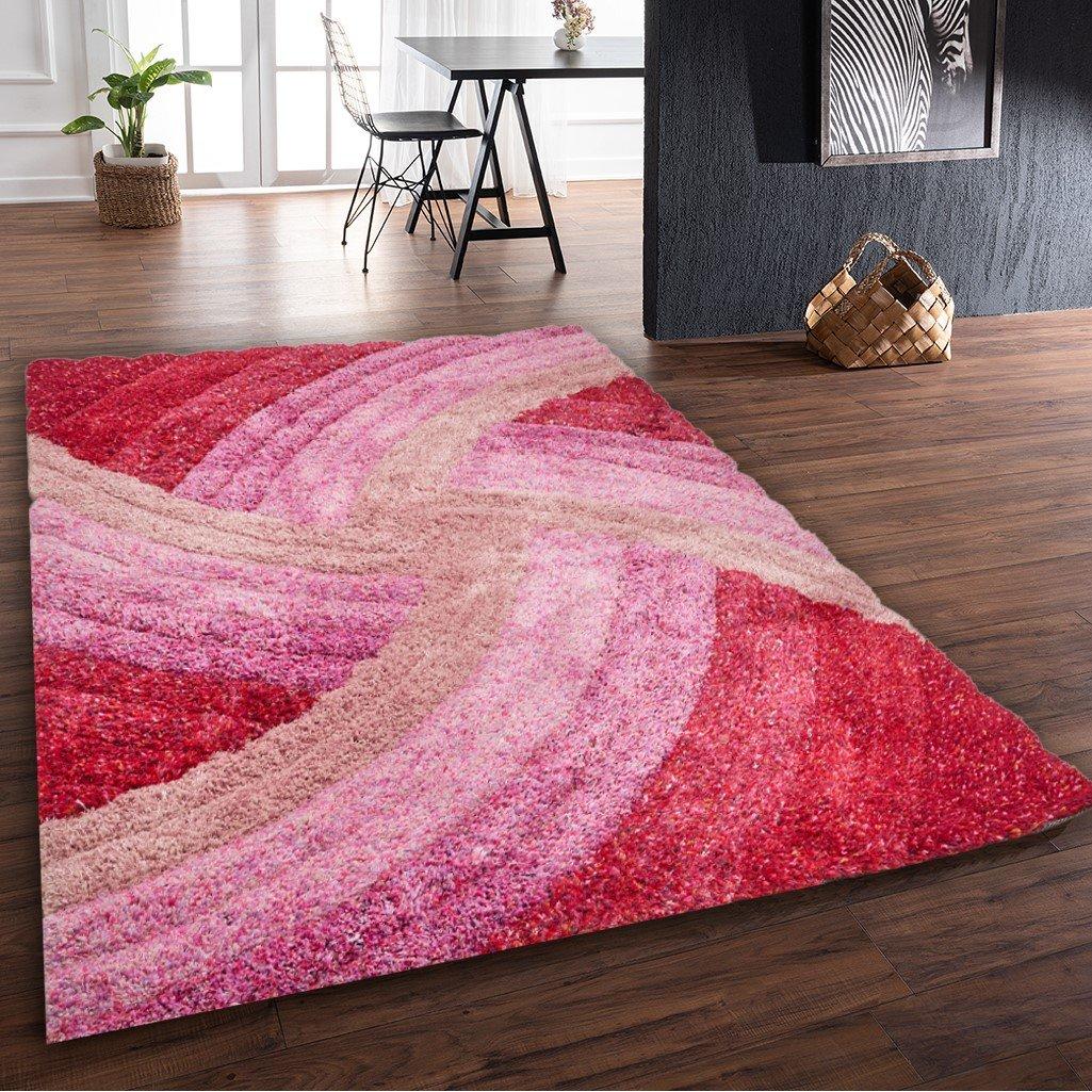 Pink - Rugstyle - 3D SHAGGY STELLA 160x230cm - 1