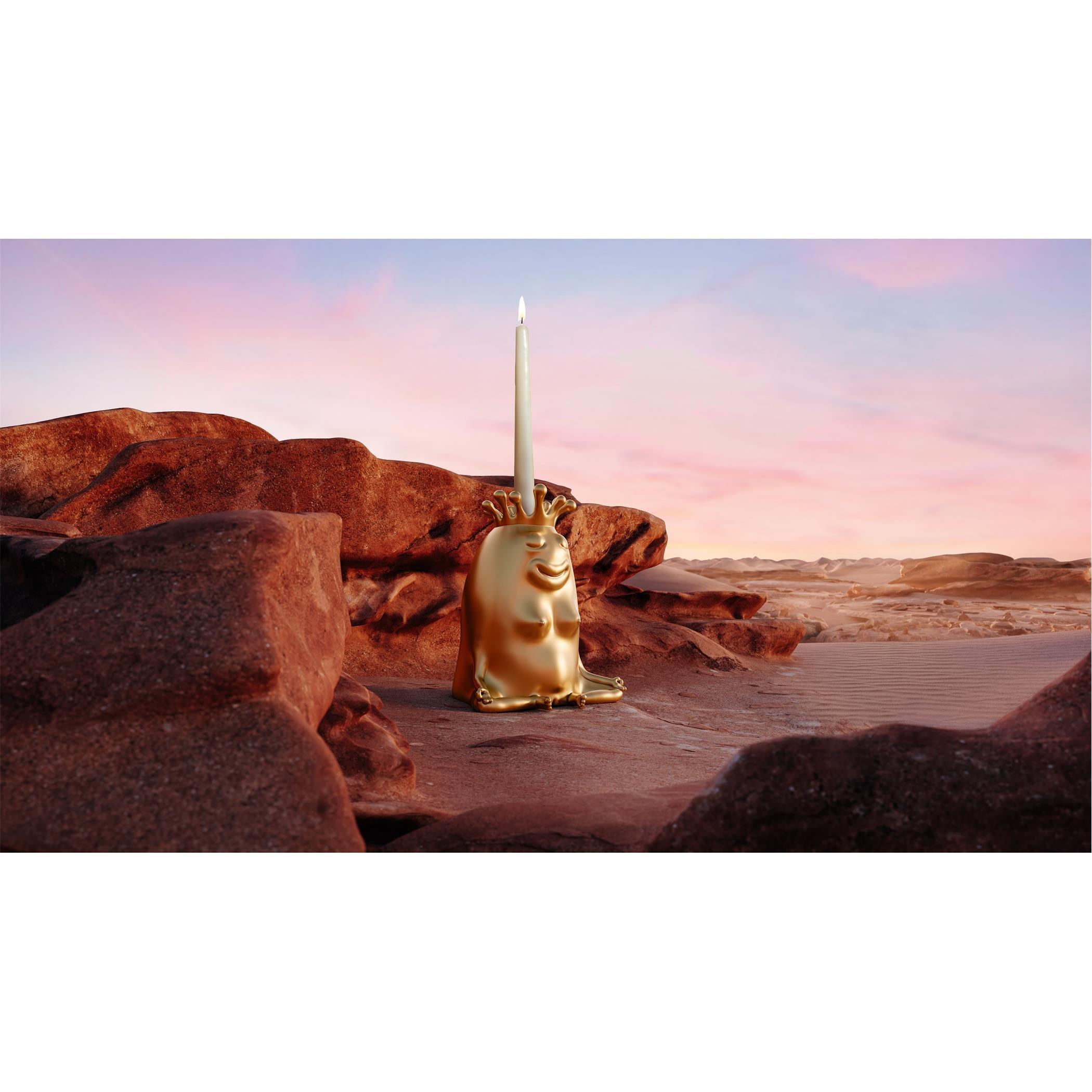 Gold - LObjet - Haas King & Queen Candlestick Holders (Set of 2) - 8