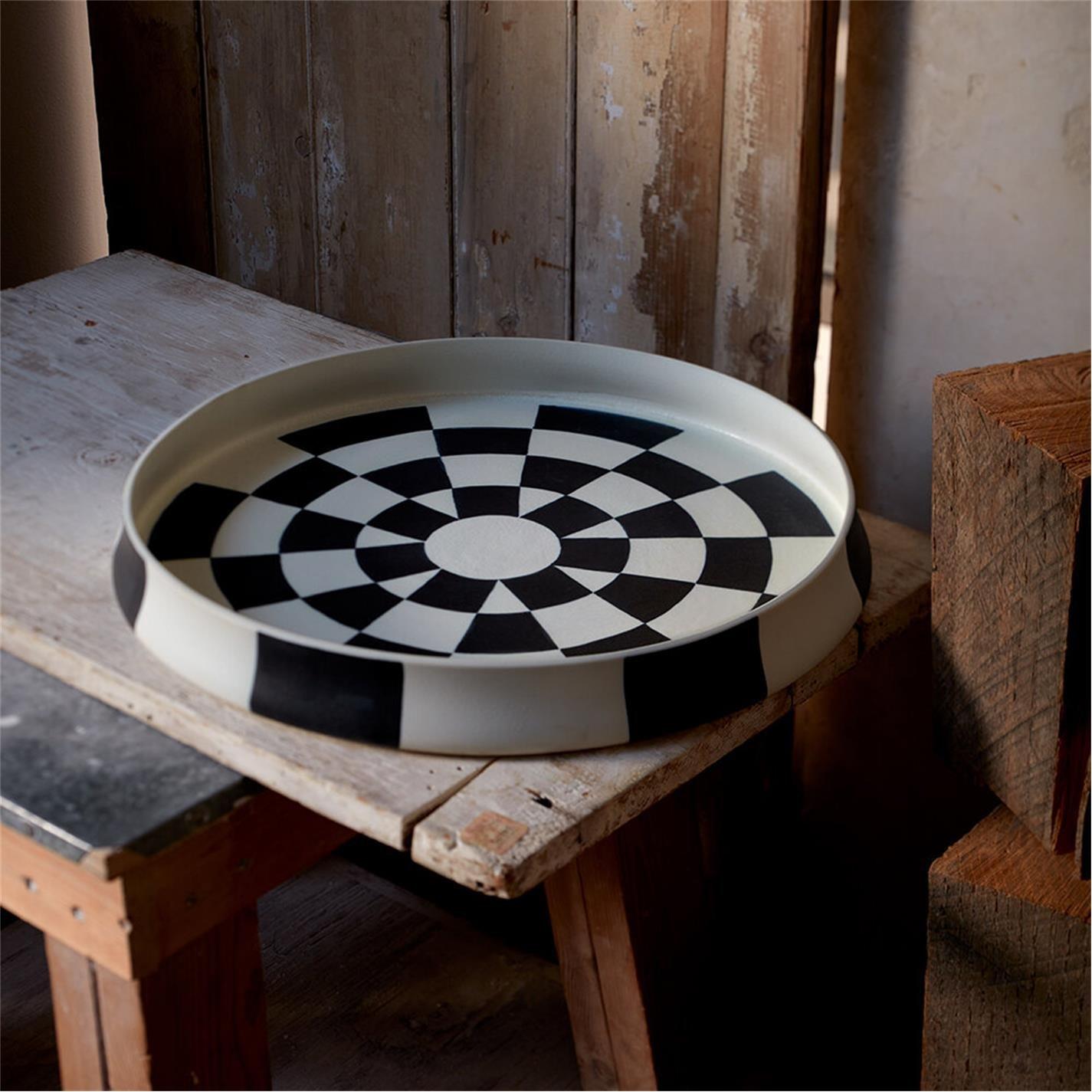 Black/White - LObjet - Damier Platter - 2