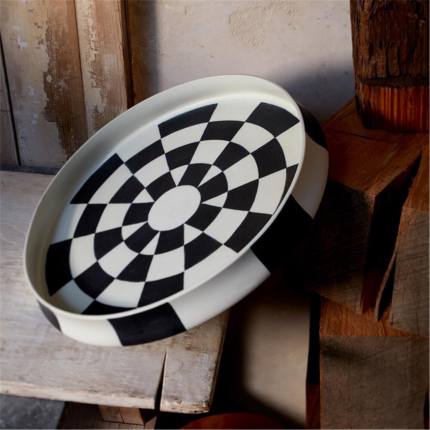 Black/White - LObjet - Damier Platter - 6