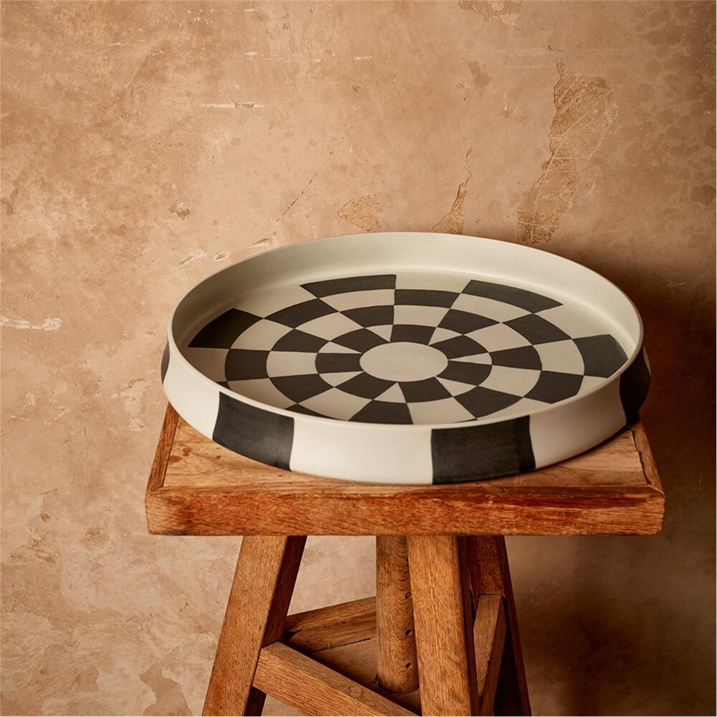 Black/White - LObjet - Damier Platter - 8