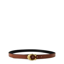 Coach Sculpted C Buckle Reversible Belt