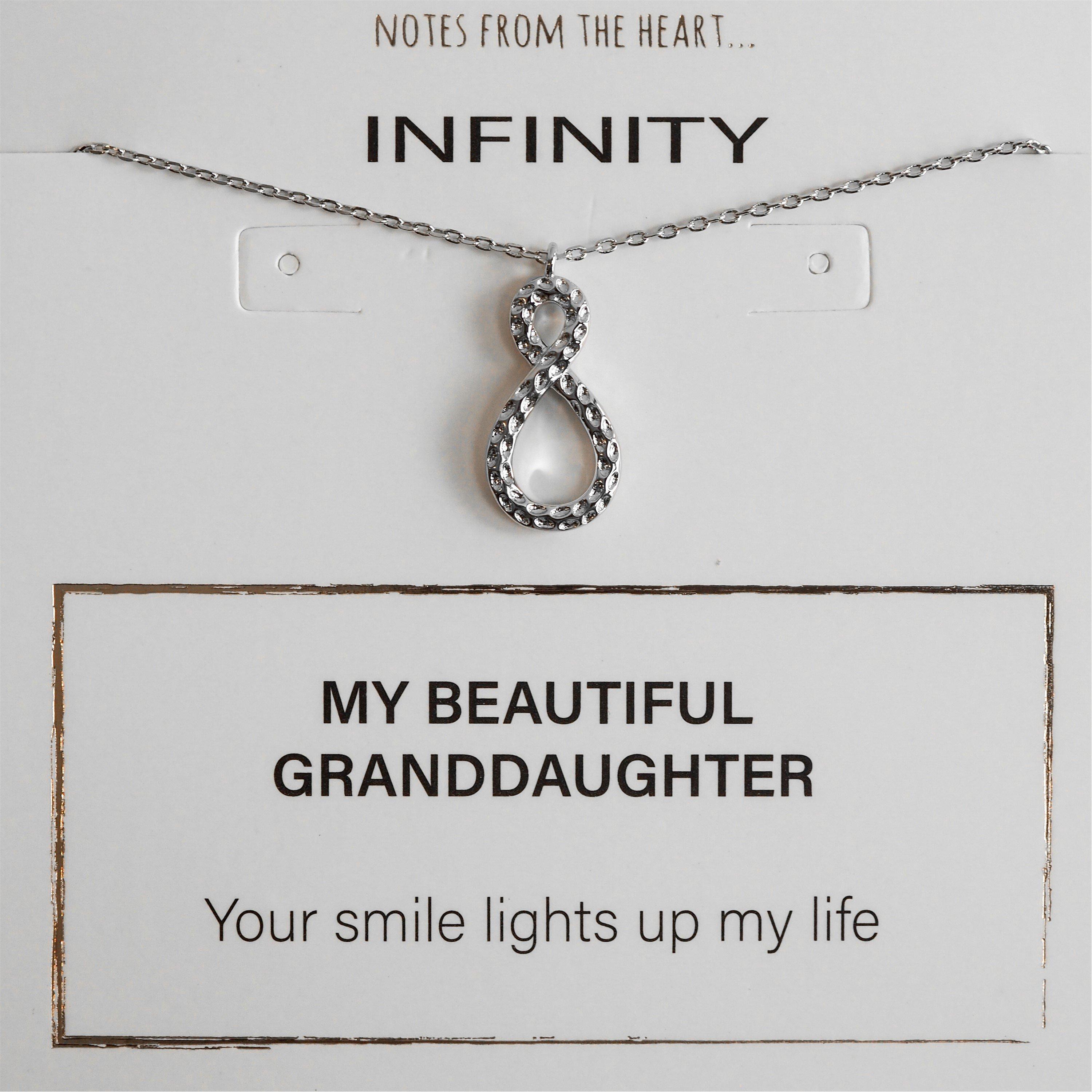 Notes From The Heart Women's Nfth Infinity My Beautiful Daughter Pendant - Silver