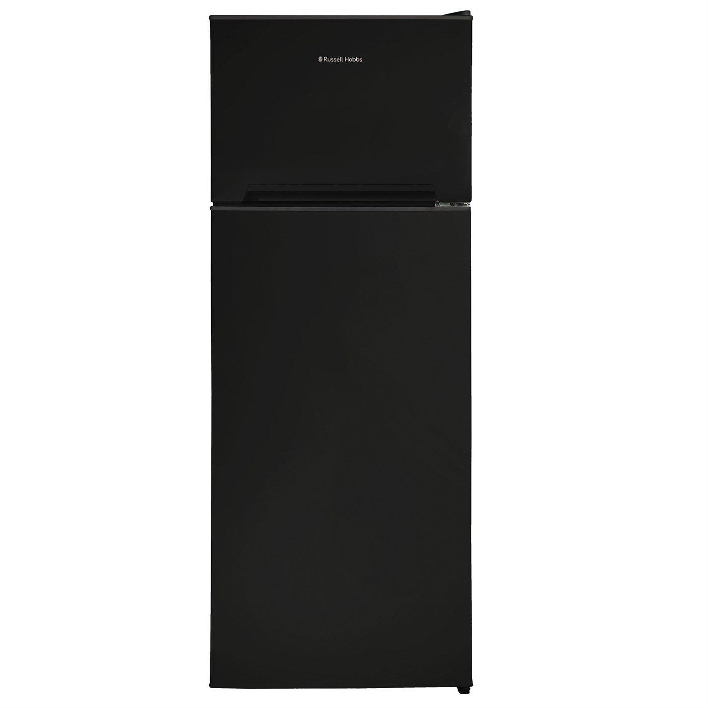 Black - Russell Hobbs - 145cm High Freestanding Fridge Freezer - 1
