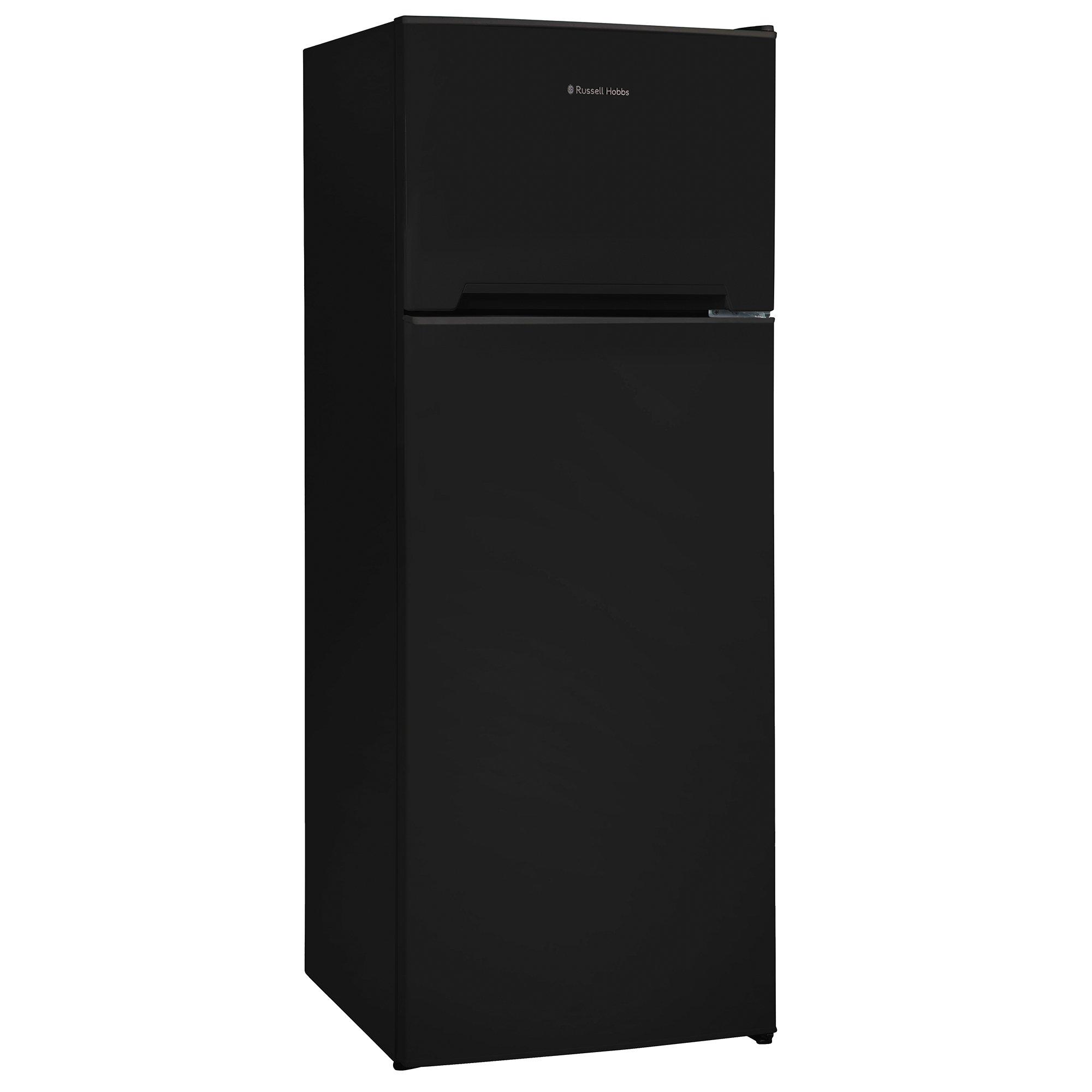 Black - Russell Hobbs - 145cm High Freestanding Fridge Freezer - 3