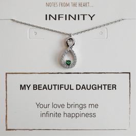 Notes From The Heart NFTH Infinity My Beautiful Daughter Pendant