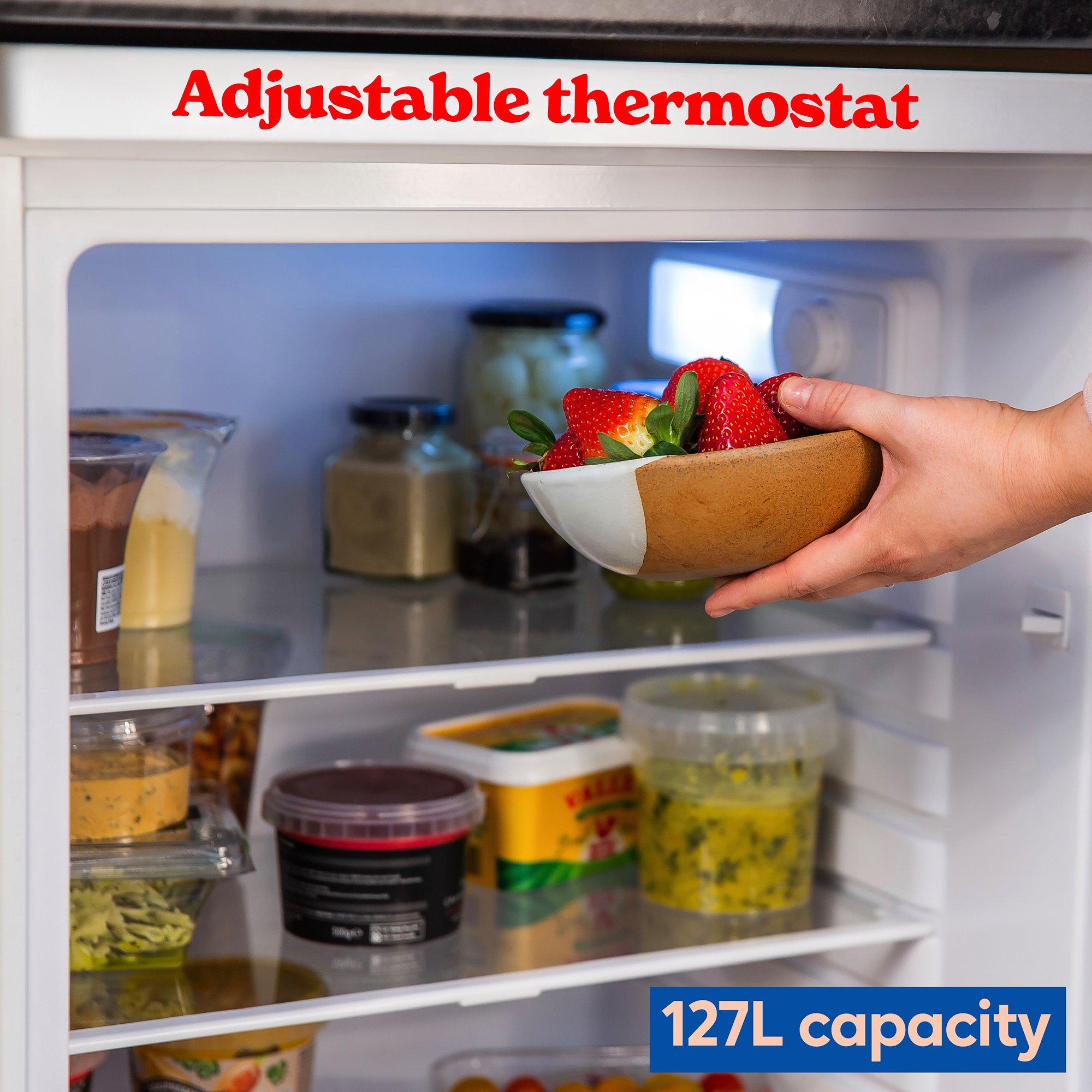 White - Russell Hobbs - RH85UCLF552E1B Under Counter Larder Fridge Black - 7