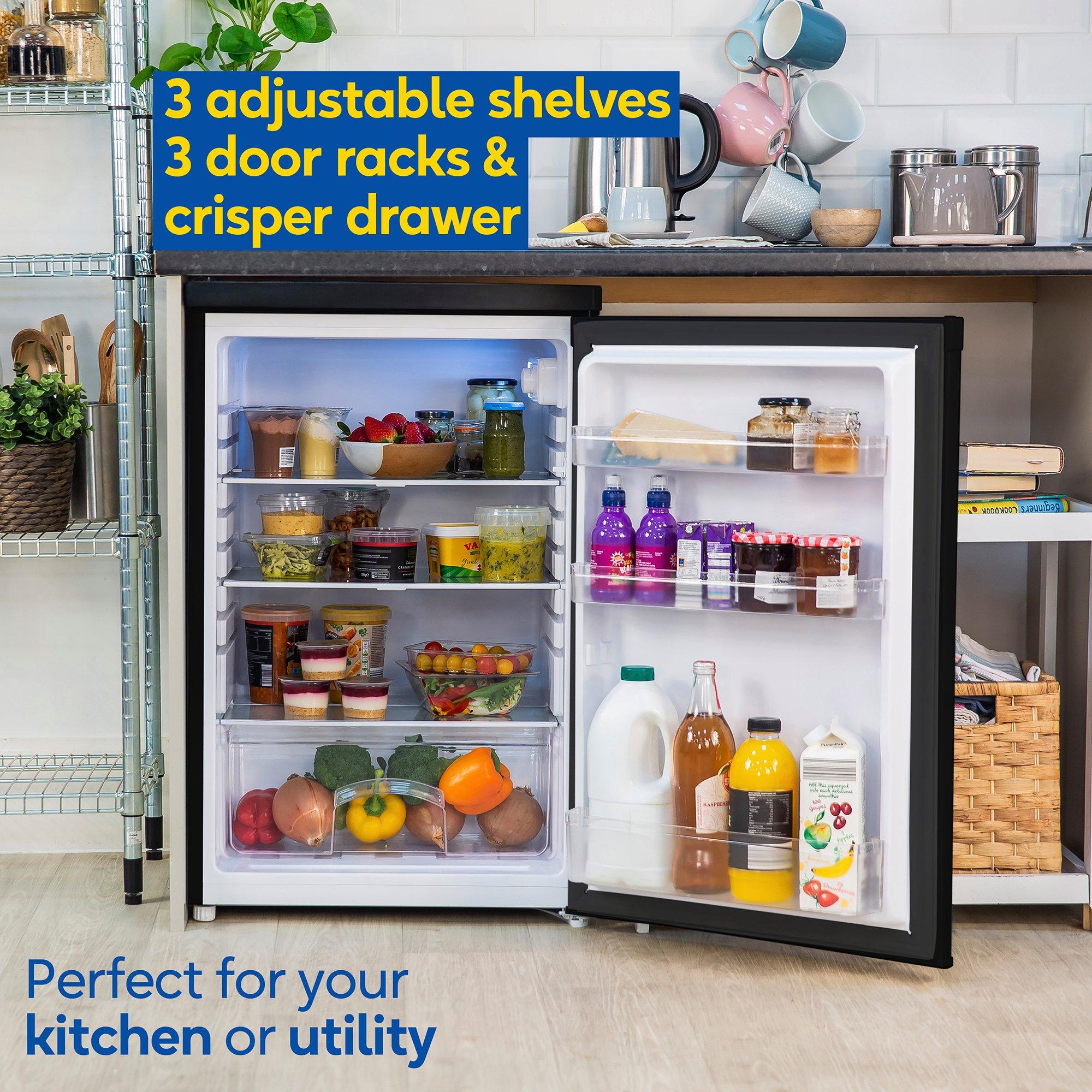 Black - Russell Hobbs - RH85UCLF552E1B Under Counter Larder Fridge Black - 6