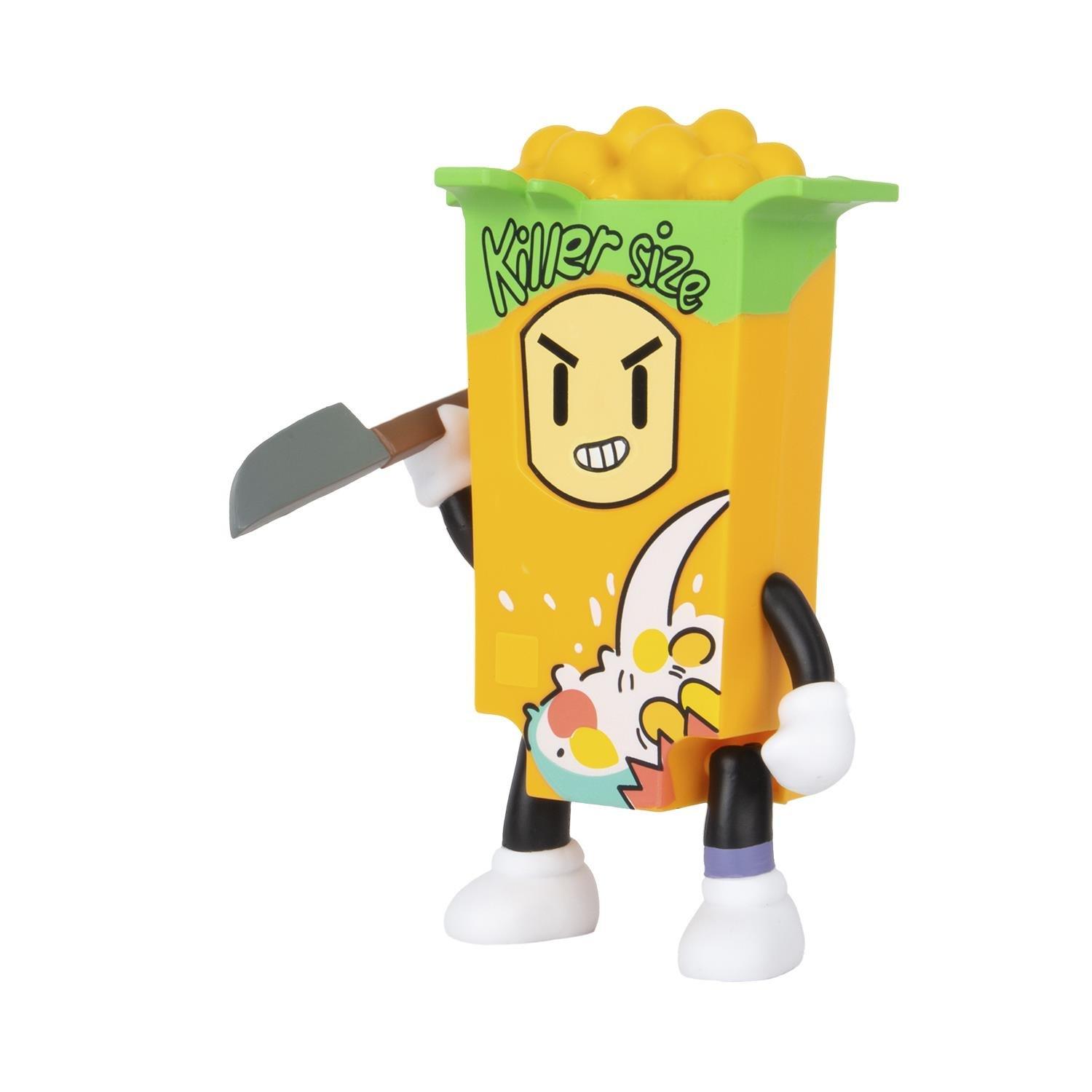 Merchandise - Click Distribution - Stumble Guys 4.5' AF 2pk Banana Guy & Cereal K - 5