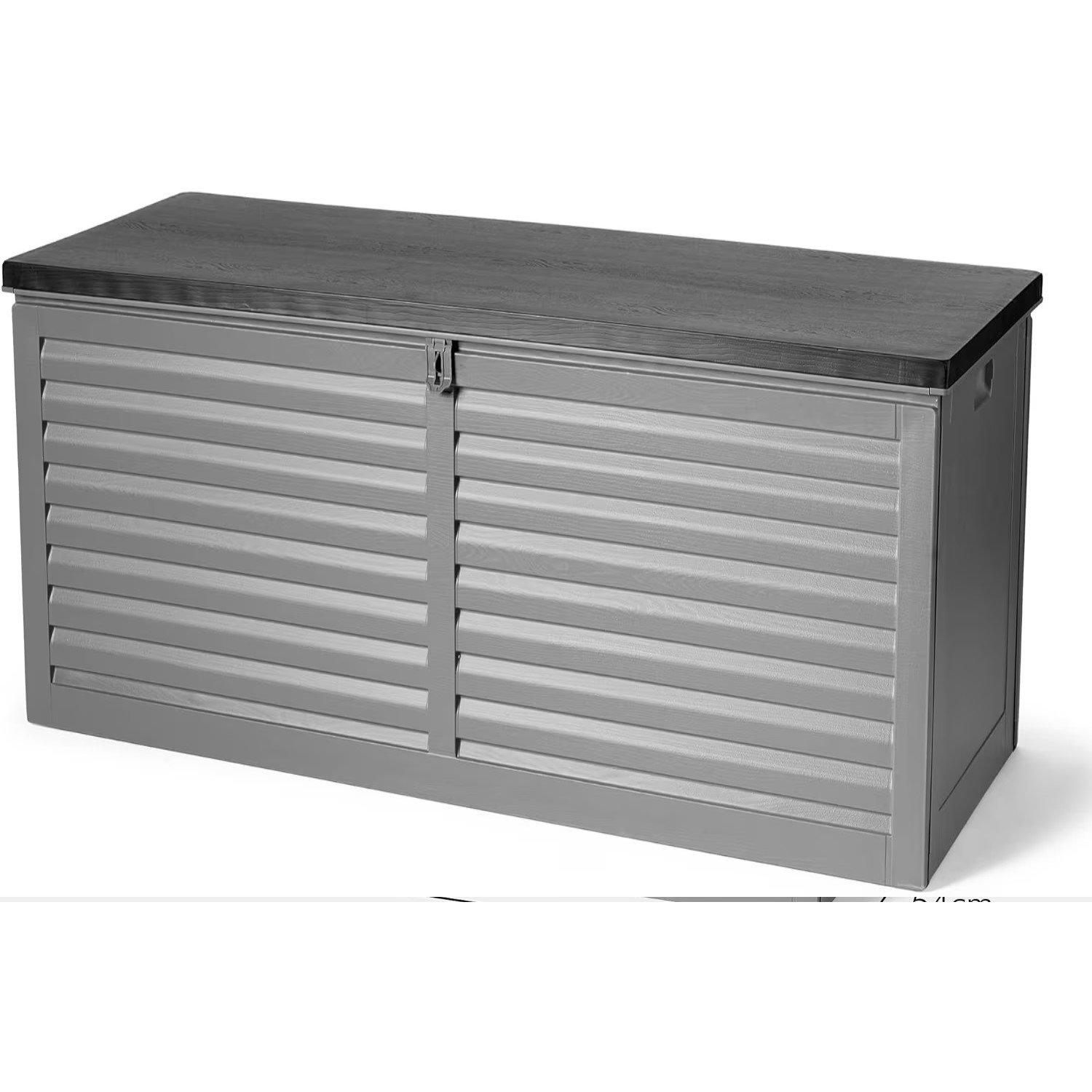 Grey - VonHaus - VonHaus - 390L Plastic Storage Box - 6