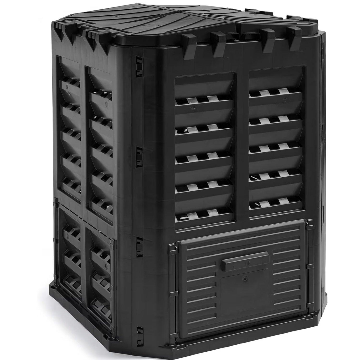 Black - VonHaus - VonHaus - 360L Black Composter - 1