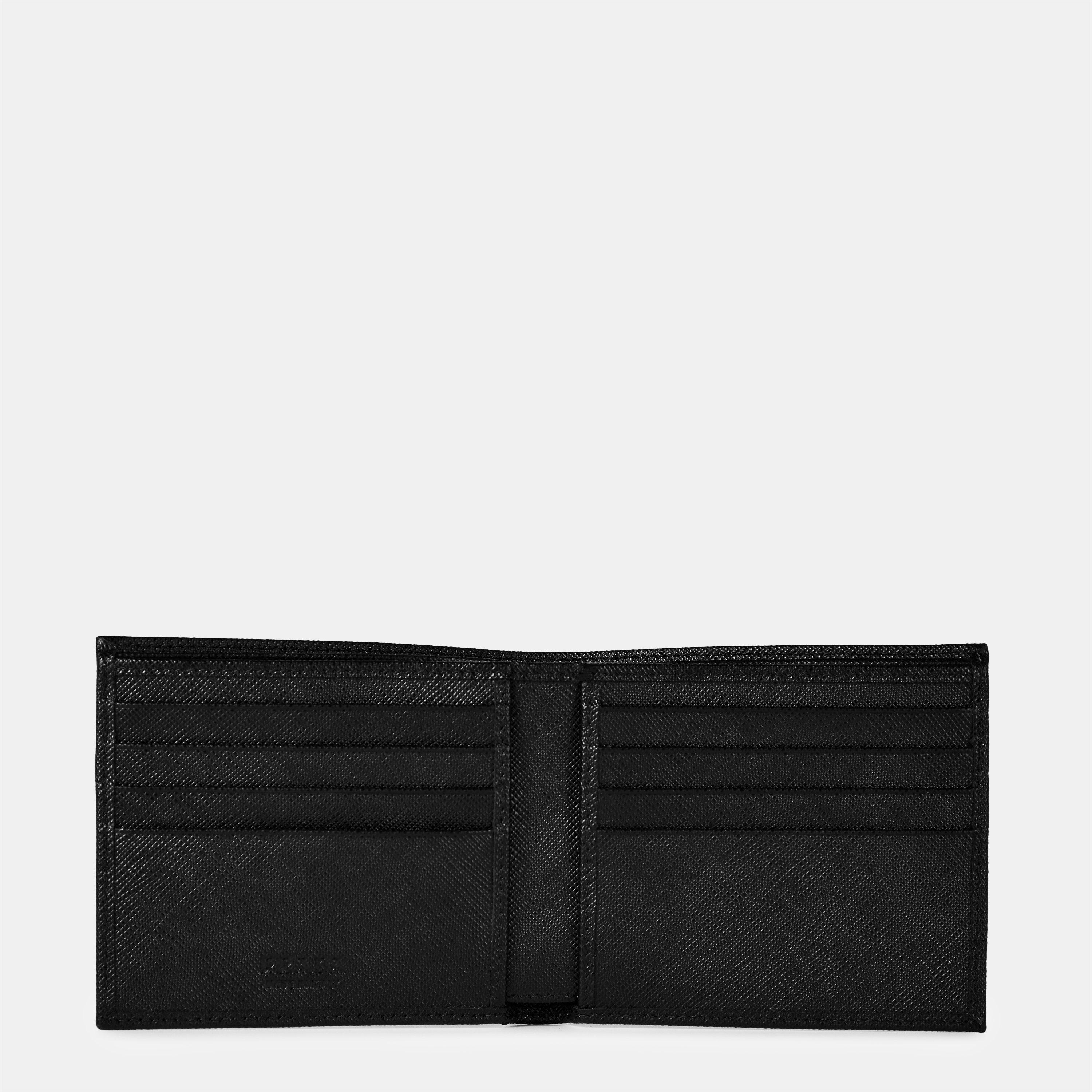 Black - Prada - Bi-Fold Wallet - 3