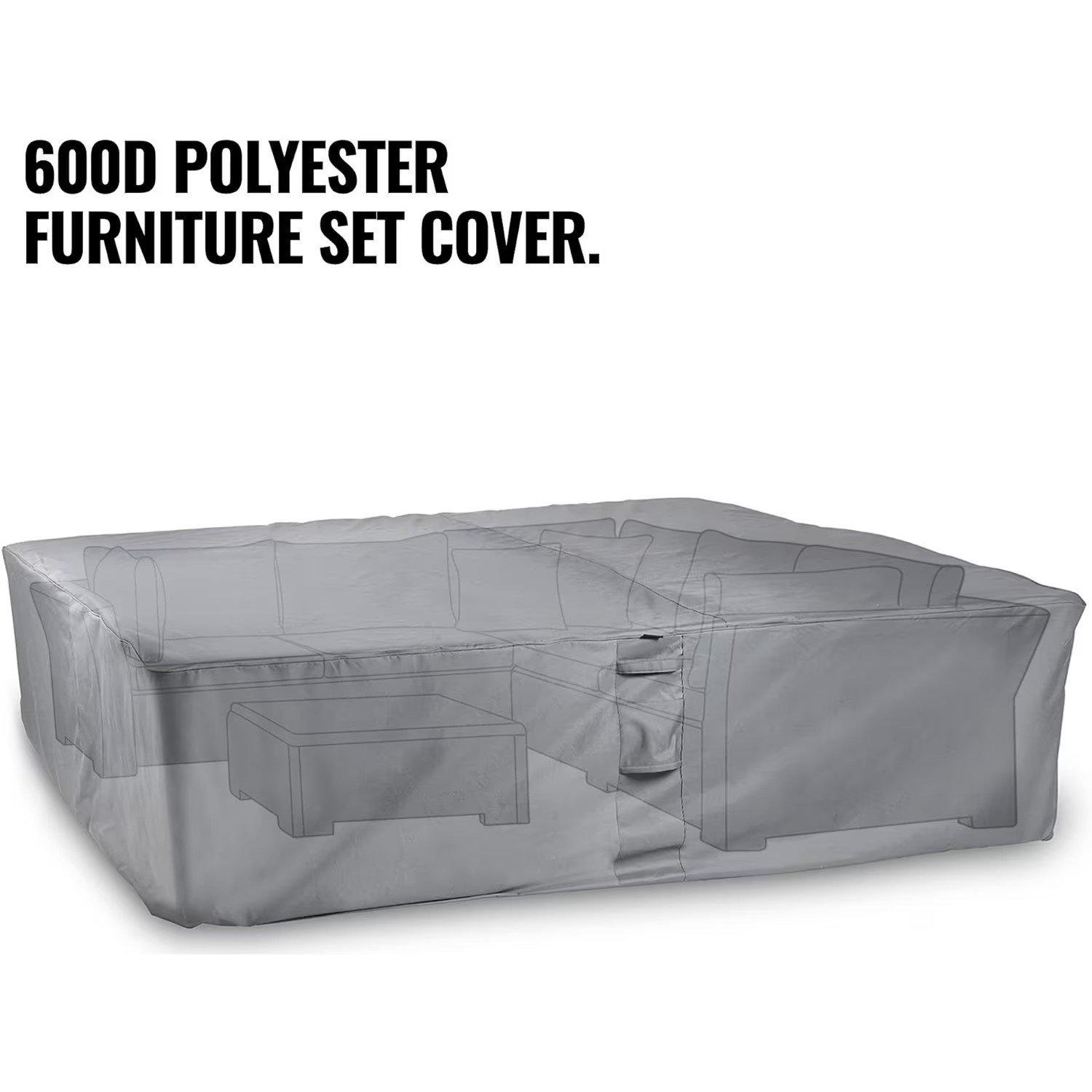 Grey - VonHaus - VonHaus - Furniture Set Cover 250 * 200 * 80cm - 7