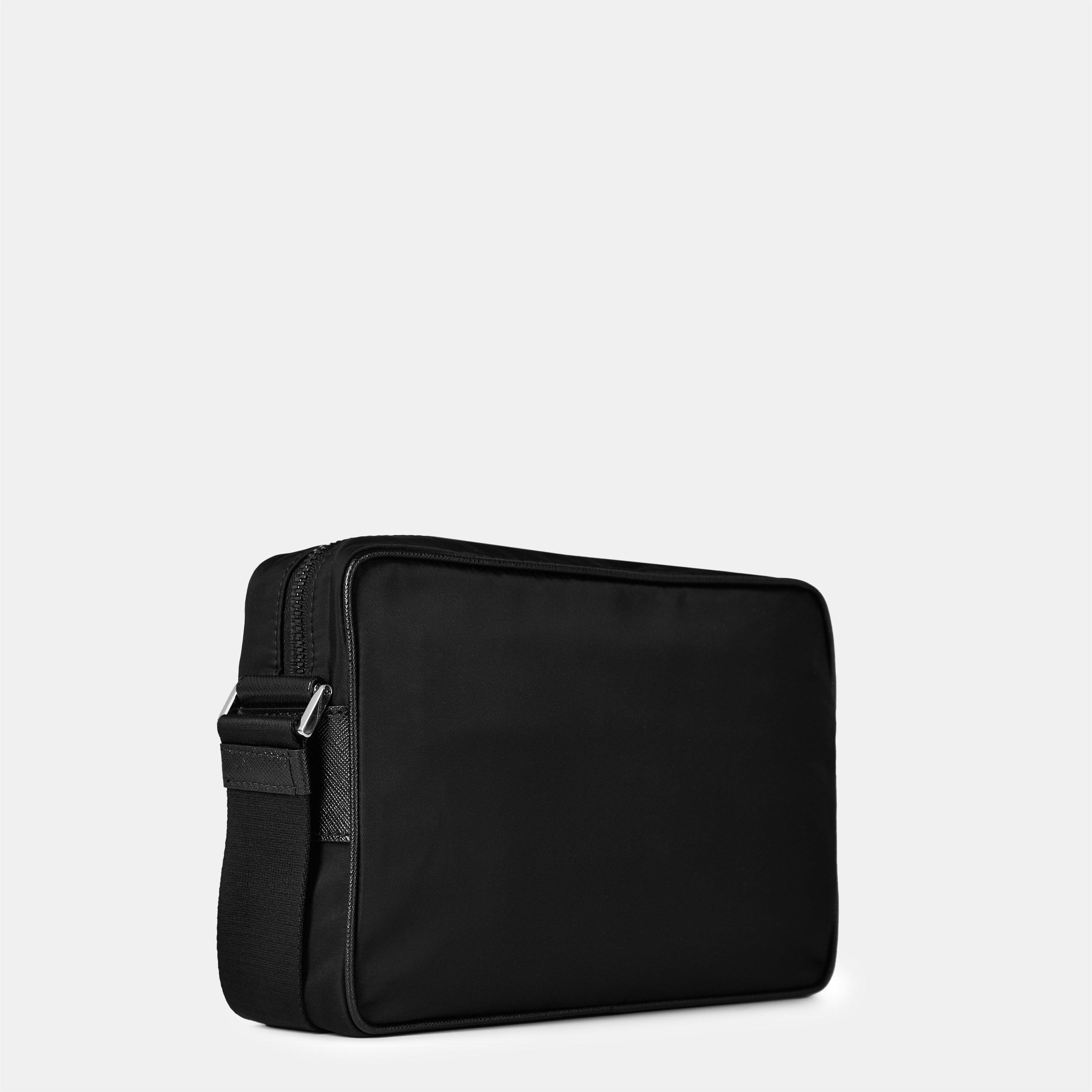 Black - Prada - Leather Crossbody Bag - 2