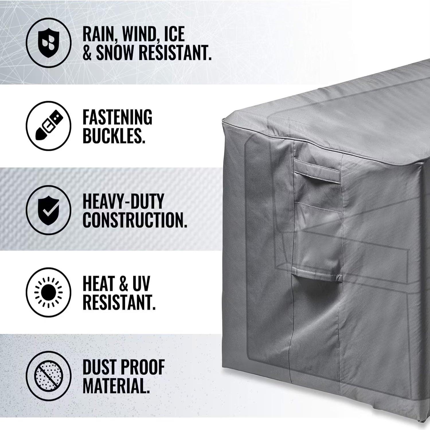 Grey - VonHaus - VonHaus - L Shape Sofa Cover - 3