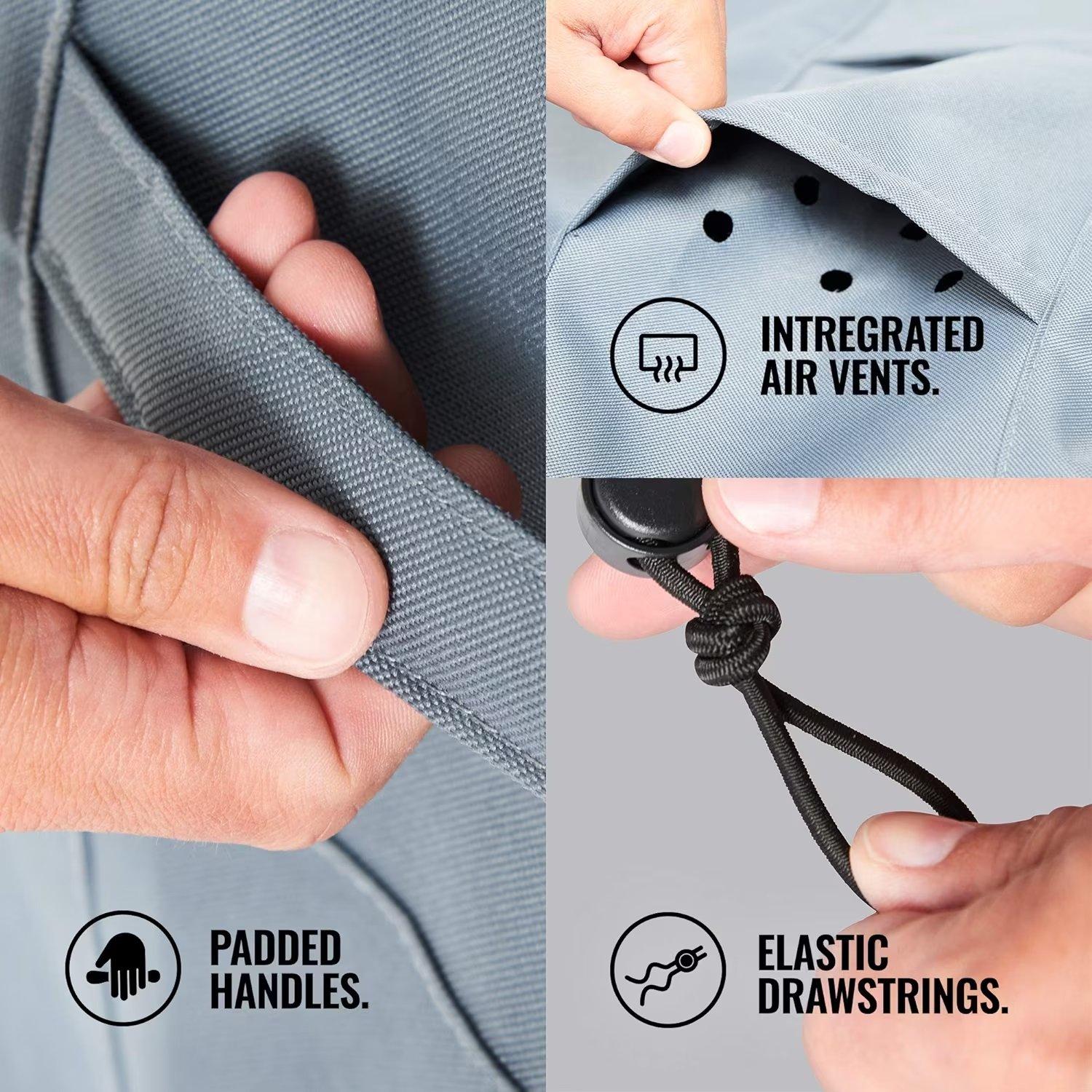 Grey - VonHaus - VonHaus - L Shape Sofa Cover - 5