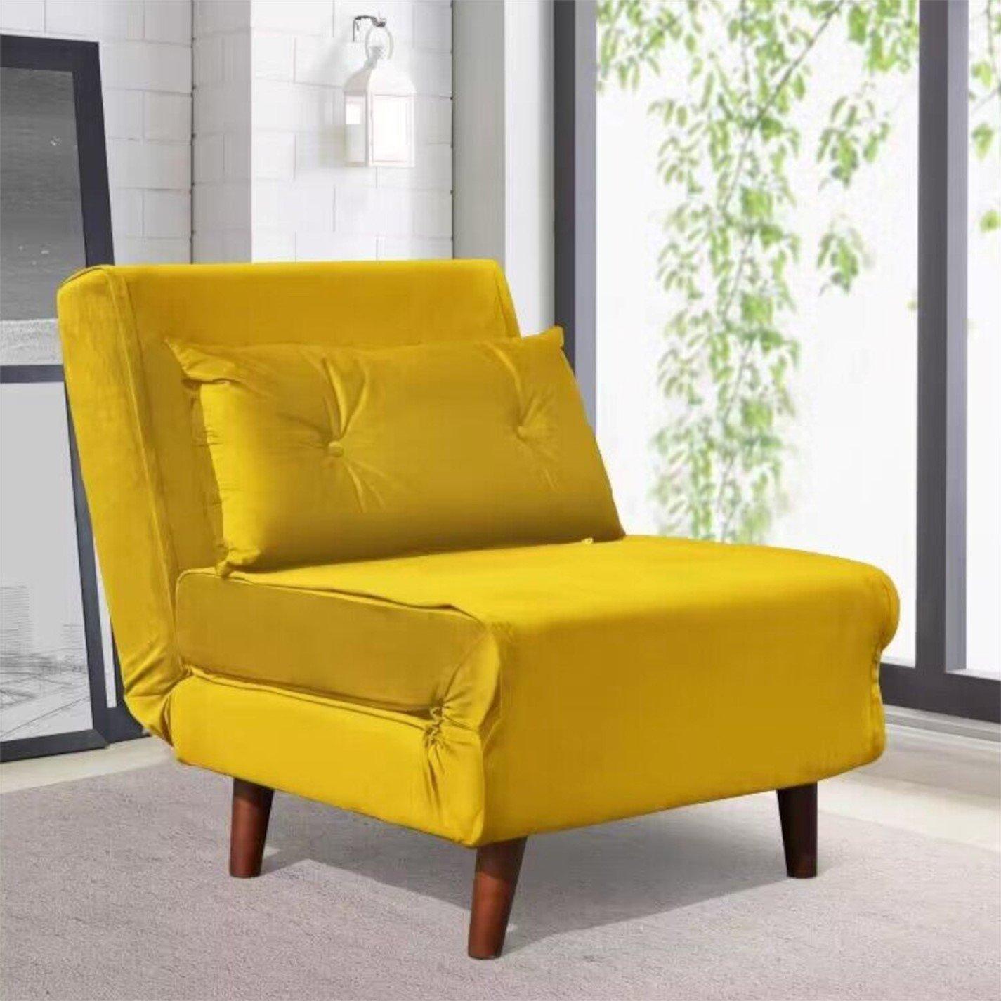 Single Plush Sofa Bed